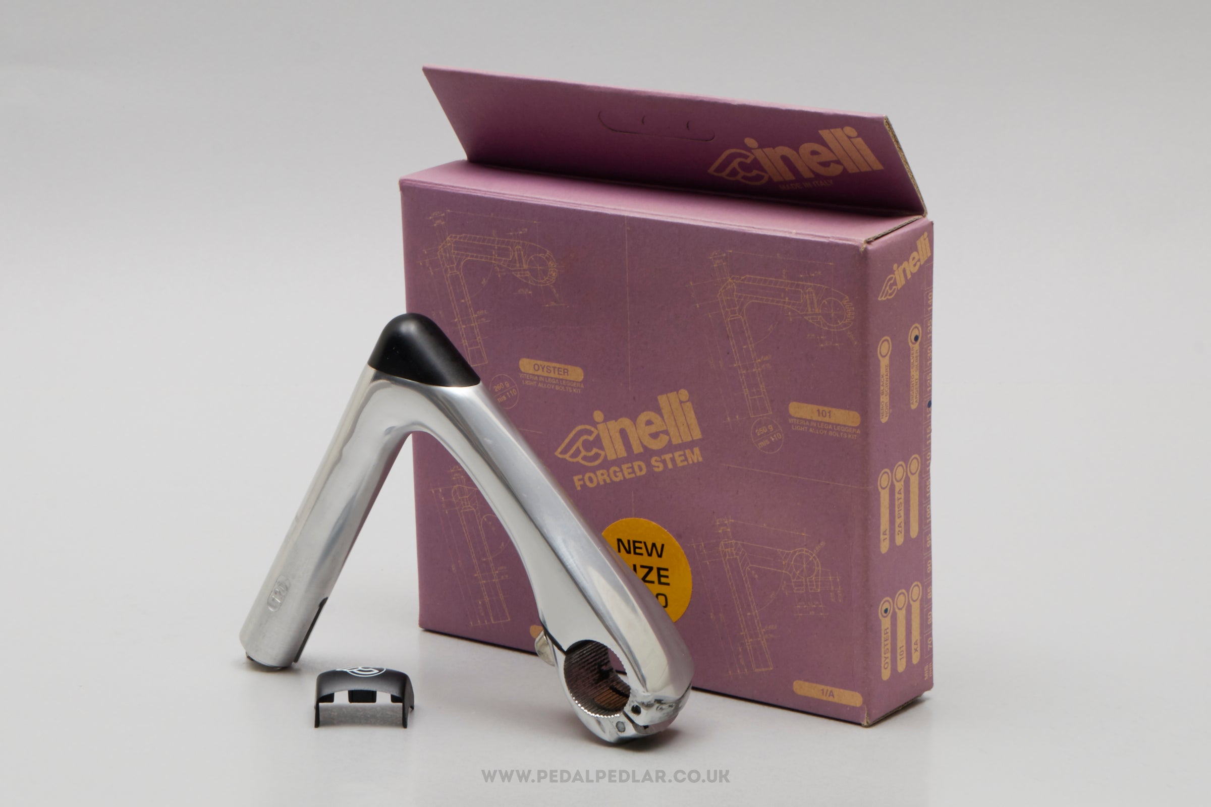 Cinelli Oyster NOS/NIB Classic 120 mm 1" Quill Stem - Pedal Pedlar - Buy New Old Stock Bike Parts