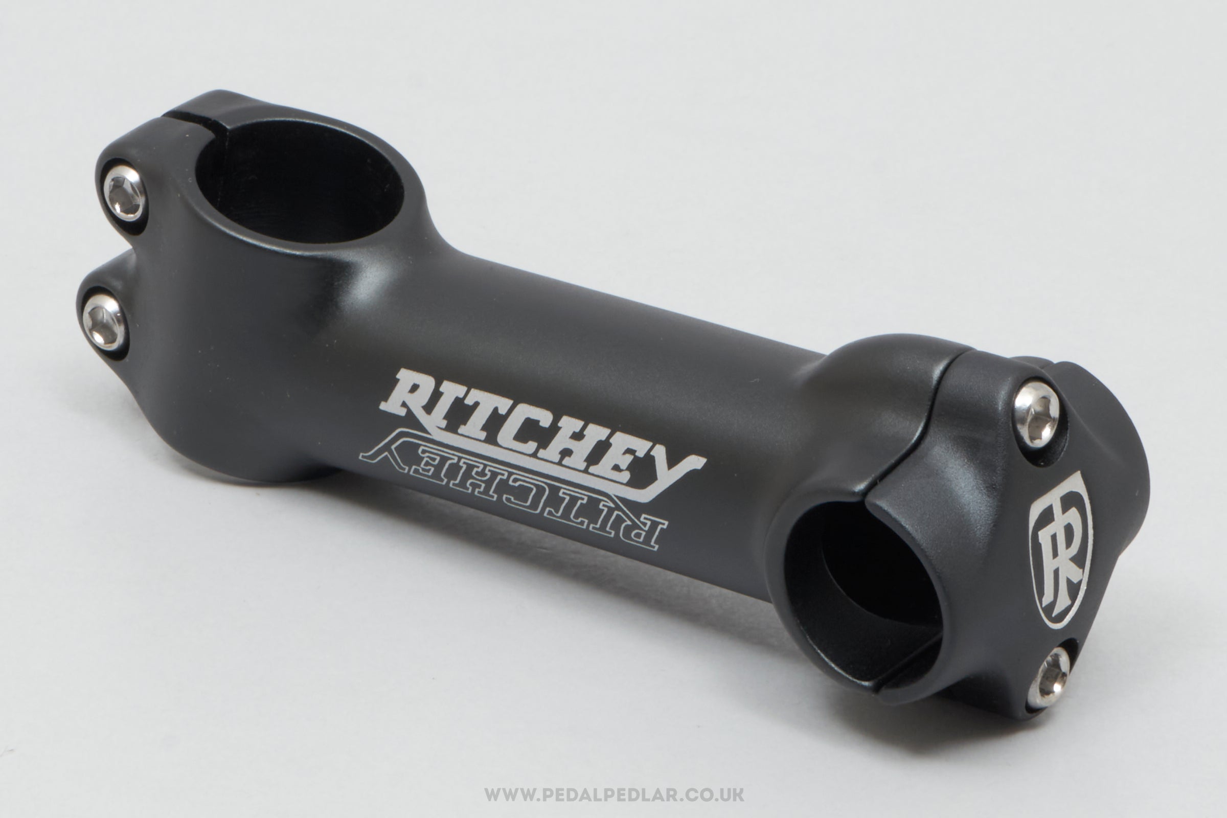 Ritchey Road Pro Black NOS Classic 120 mm 1" or 1 1/8" A-Head Stem - Pedal Pedlar - Buy New Old Stock Bike Parts