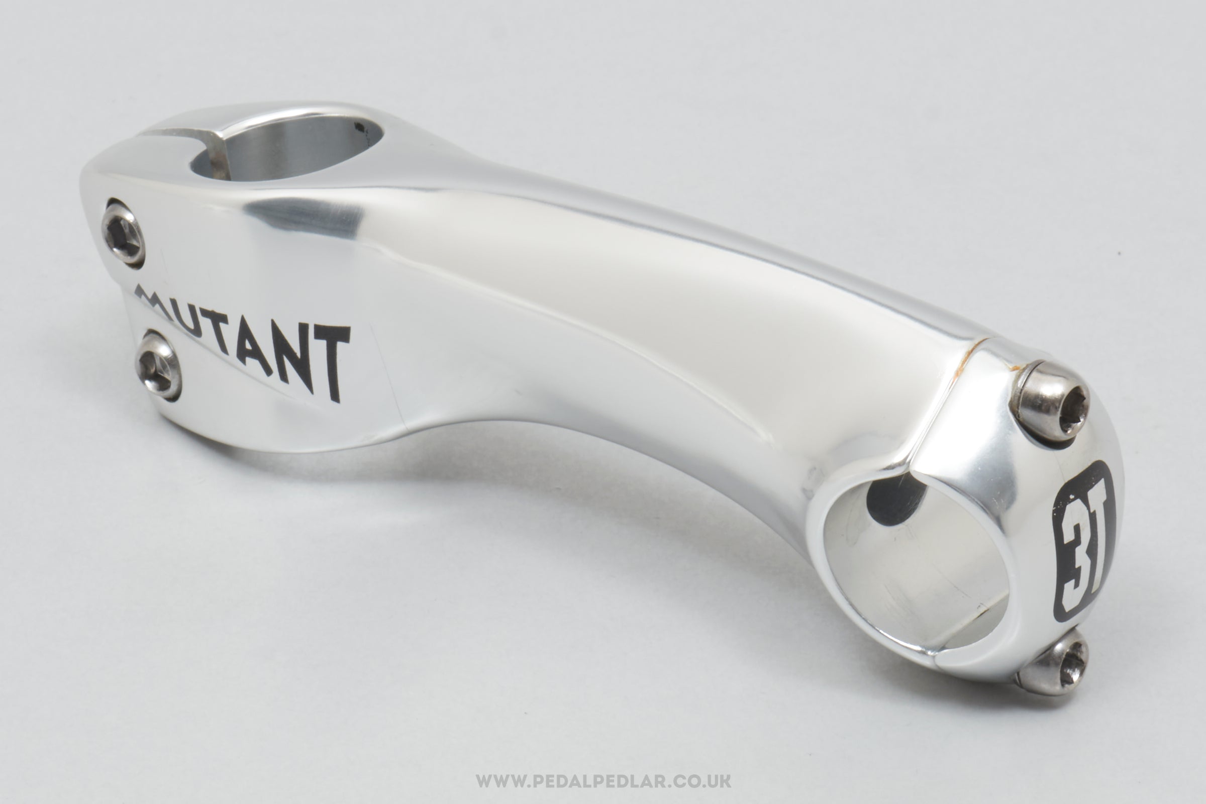 3TTT Mutant Silver NOS Classic 110 mm 1" A-Head Stem - Pedal Pedlar - Buy New Old Stock Bike Parts