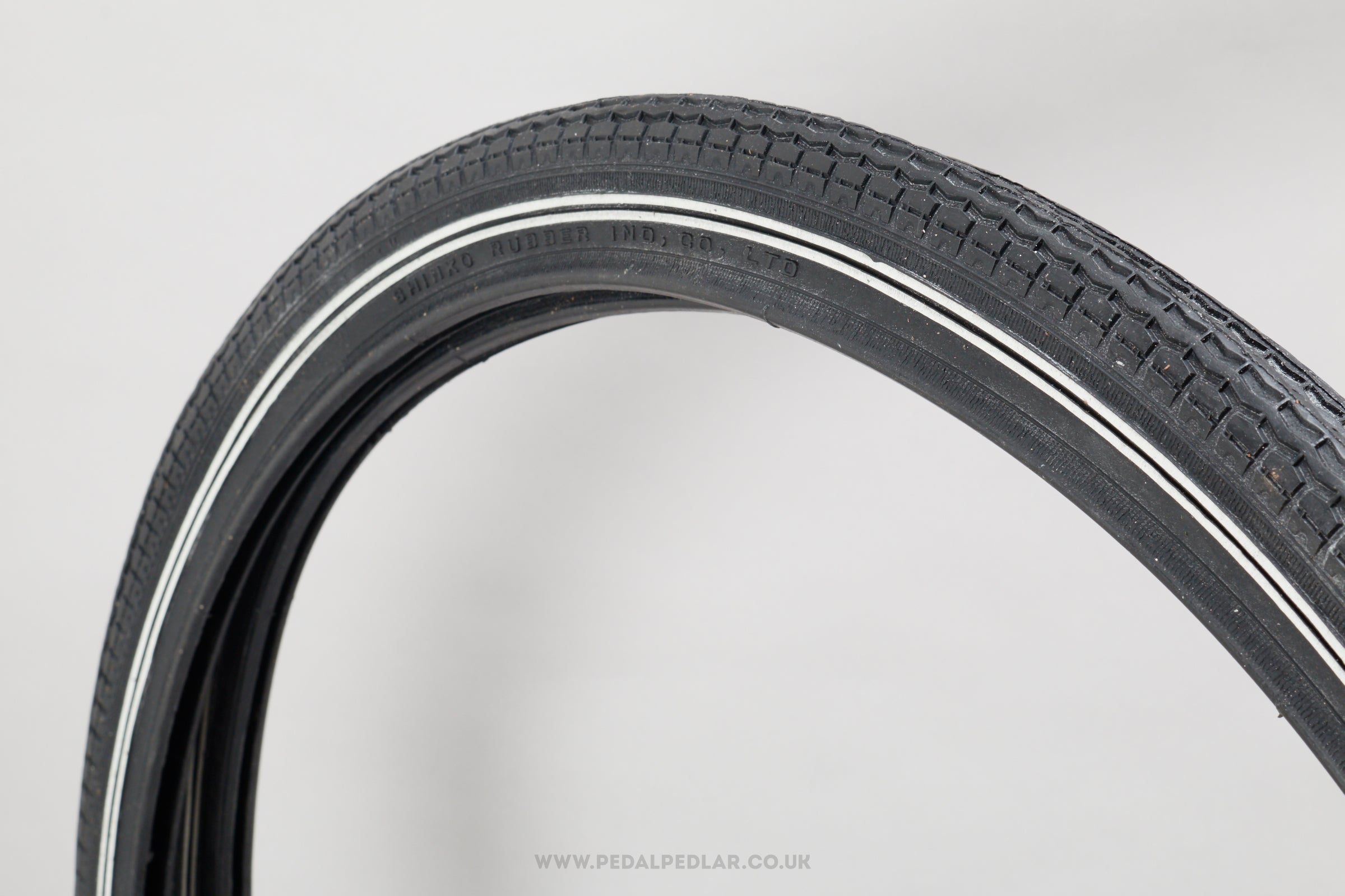 Hawk Black/White NOS Classic 24 x 1 3/8" Town/City Tyres - Pedal Pedlar - Buy New Old Stock Bike Parts