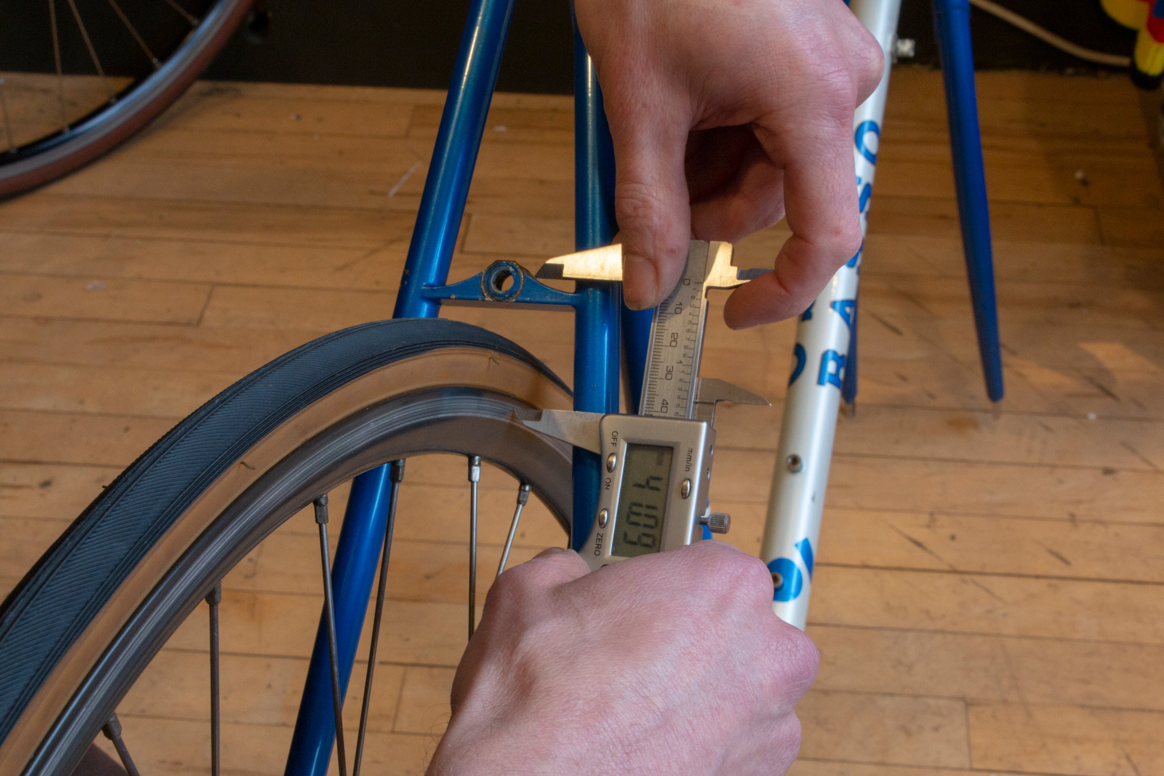How to measure brake drop on the frame - Pedal Pedlar Classic & Vintage Cycling