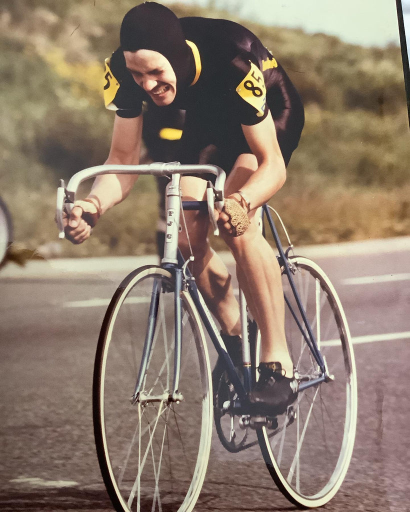 Richard Hadley - Vintage Flying Gate Time Trial Bike built from Columbus Tubing in 1982 - Pedal Pedlar Vintage Cycling