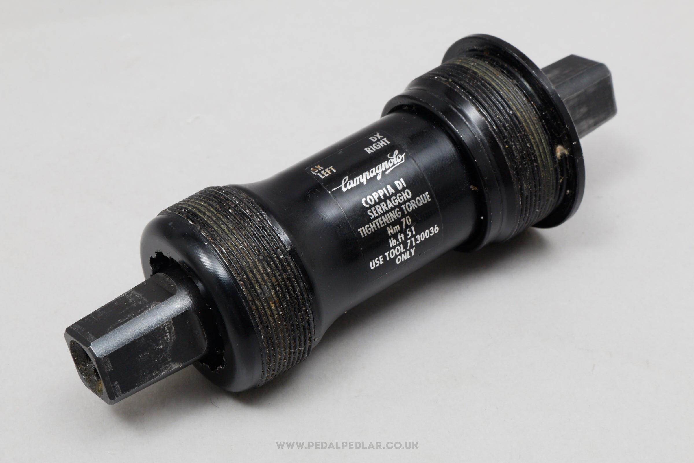 Campagnolo Centaur (BB6-CE5G) Triple Classic English 115.5 mm ISO Bottom Bracket - Pedal Pedlar - Bike Parts For Sale