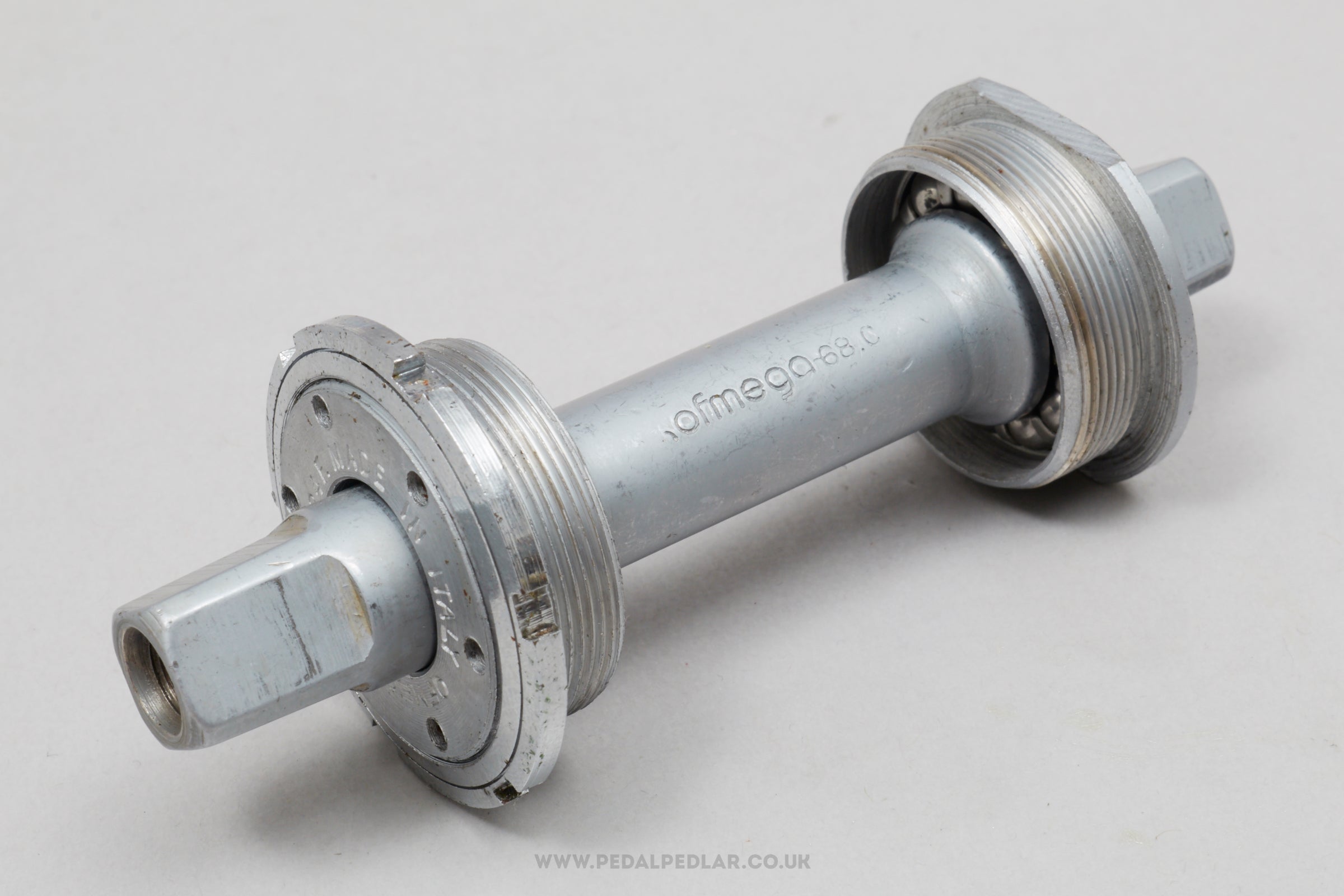 Ofmega Super Competizione Vintage English 115.5 mm Bottom Bracket - Pedal Pedlar - Bike Parts For Sale