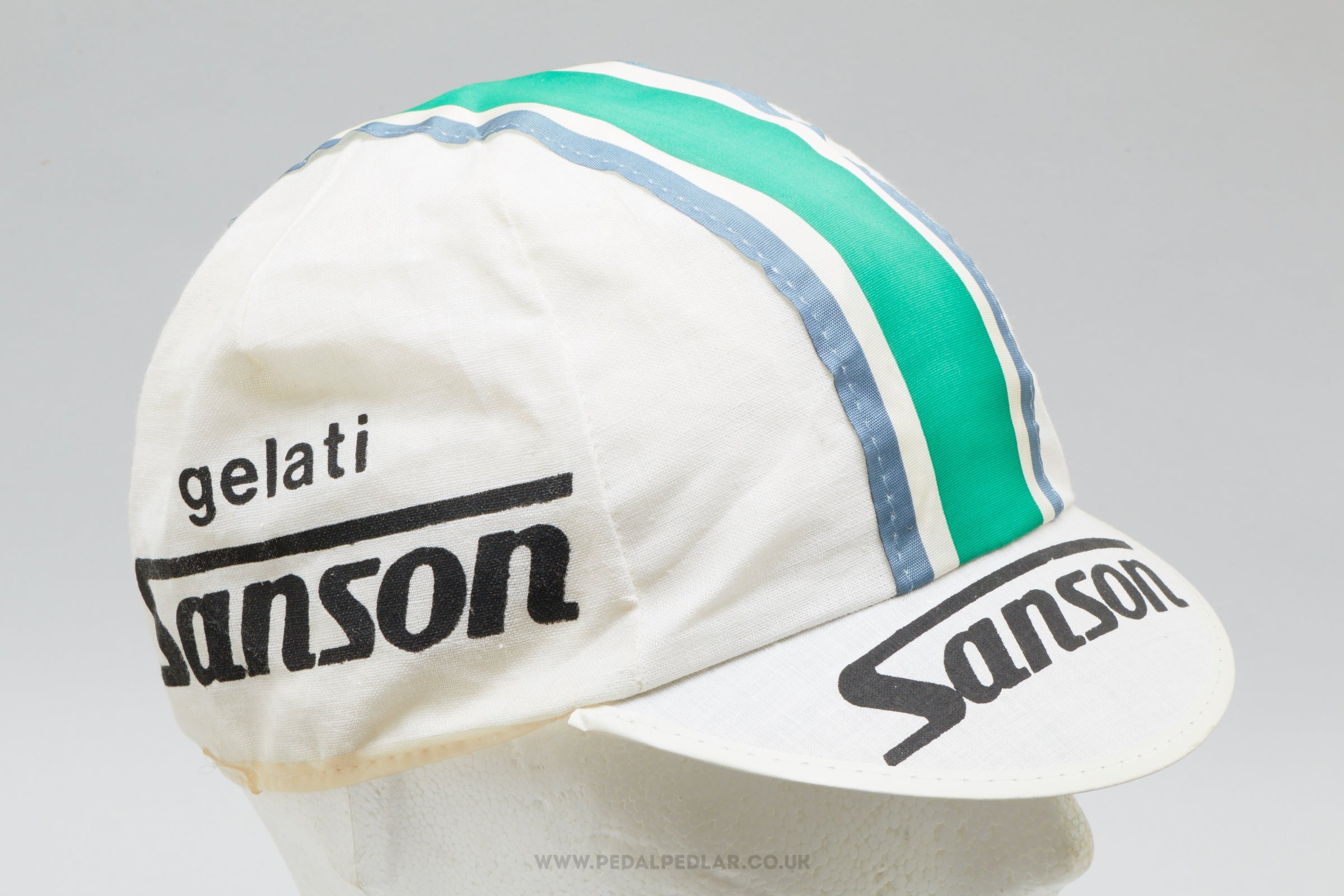 Sanson Gelati Vintage Cotton Cycling Cap - Pedal Pedlar - Clothing For Sale