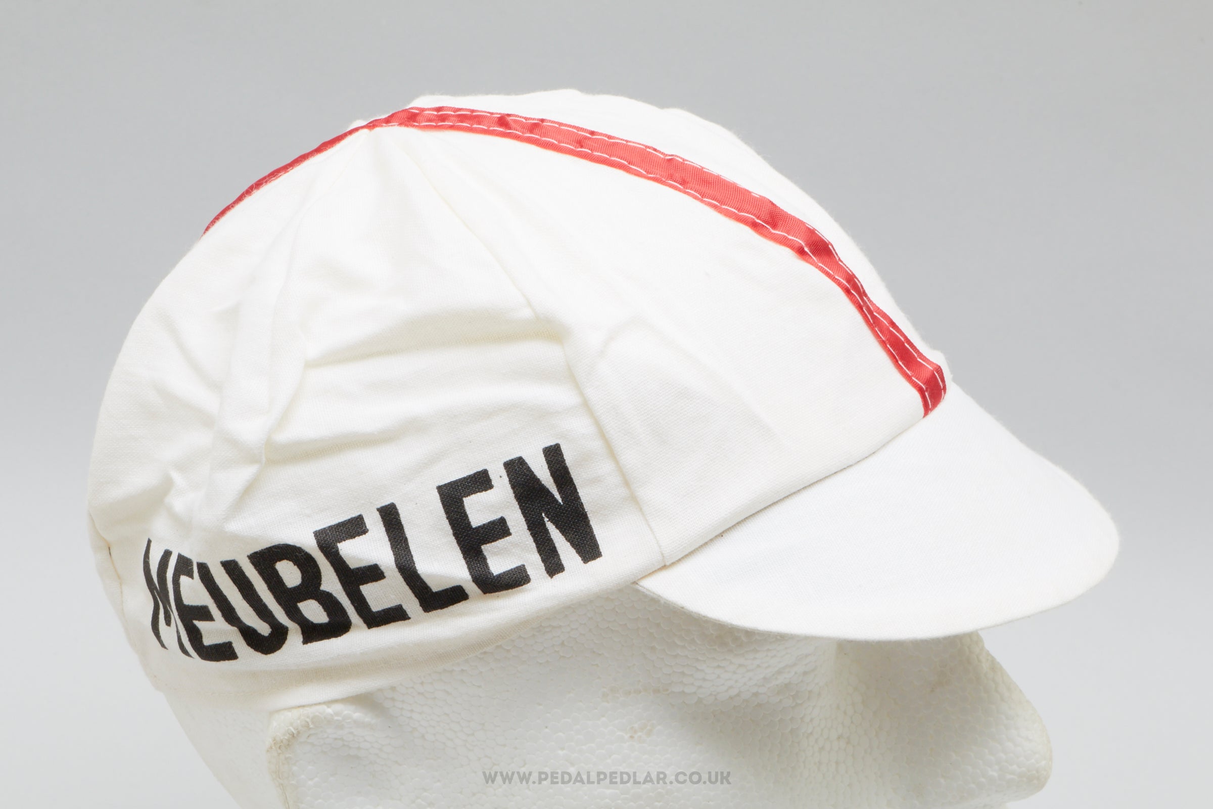 Van Der Heijden's Meubelen Vintage Dutch Cotton Cycling Cap - Pedal Pedlar - Clothing For Sale