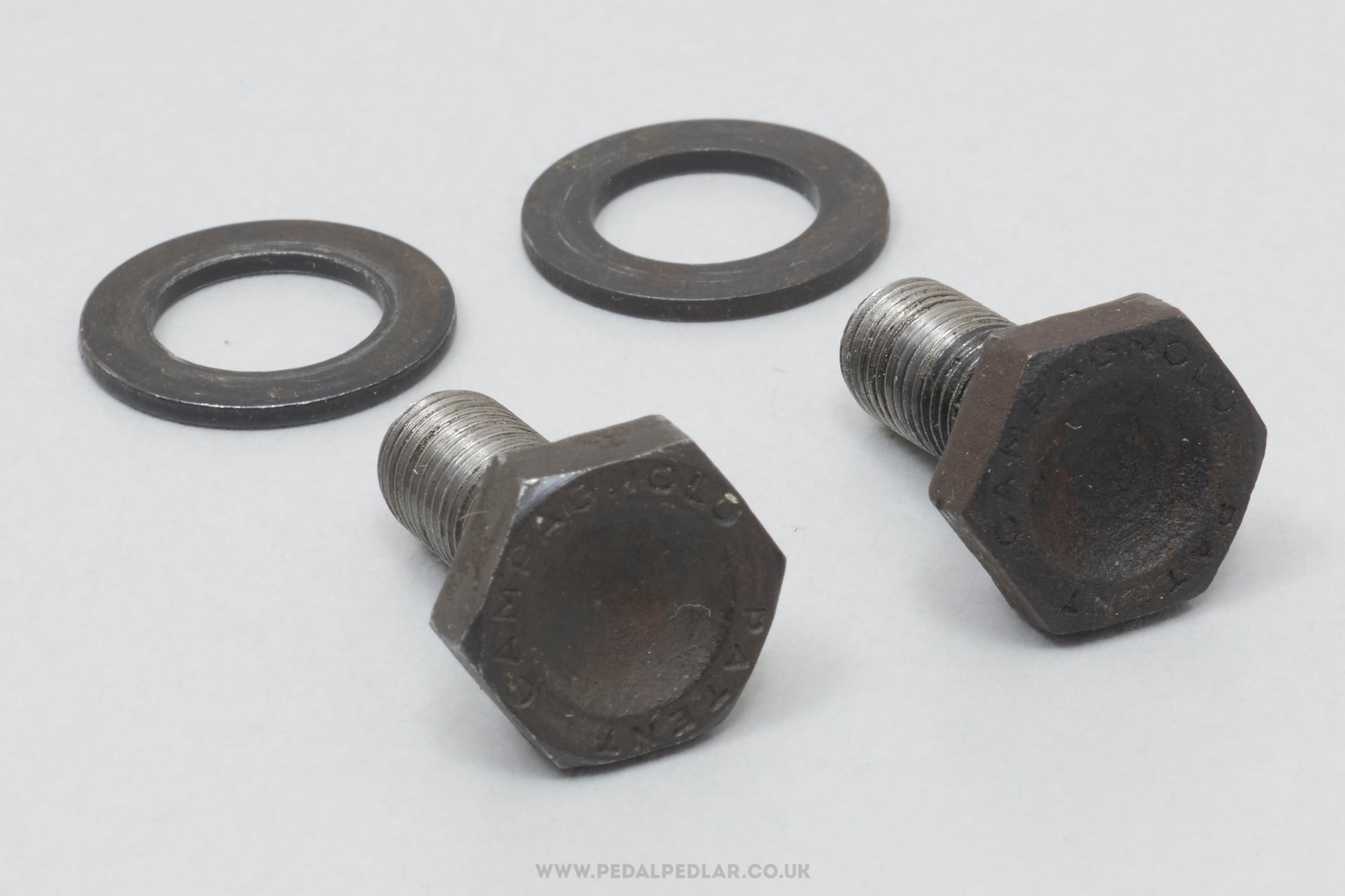 Campagnolo Nuovo/Super Record / Gran Sport (748) Black Vintage Crank Arm Bolts Set - Pedal Pedlar - Bike Parts For Sale