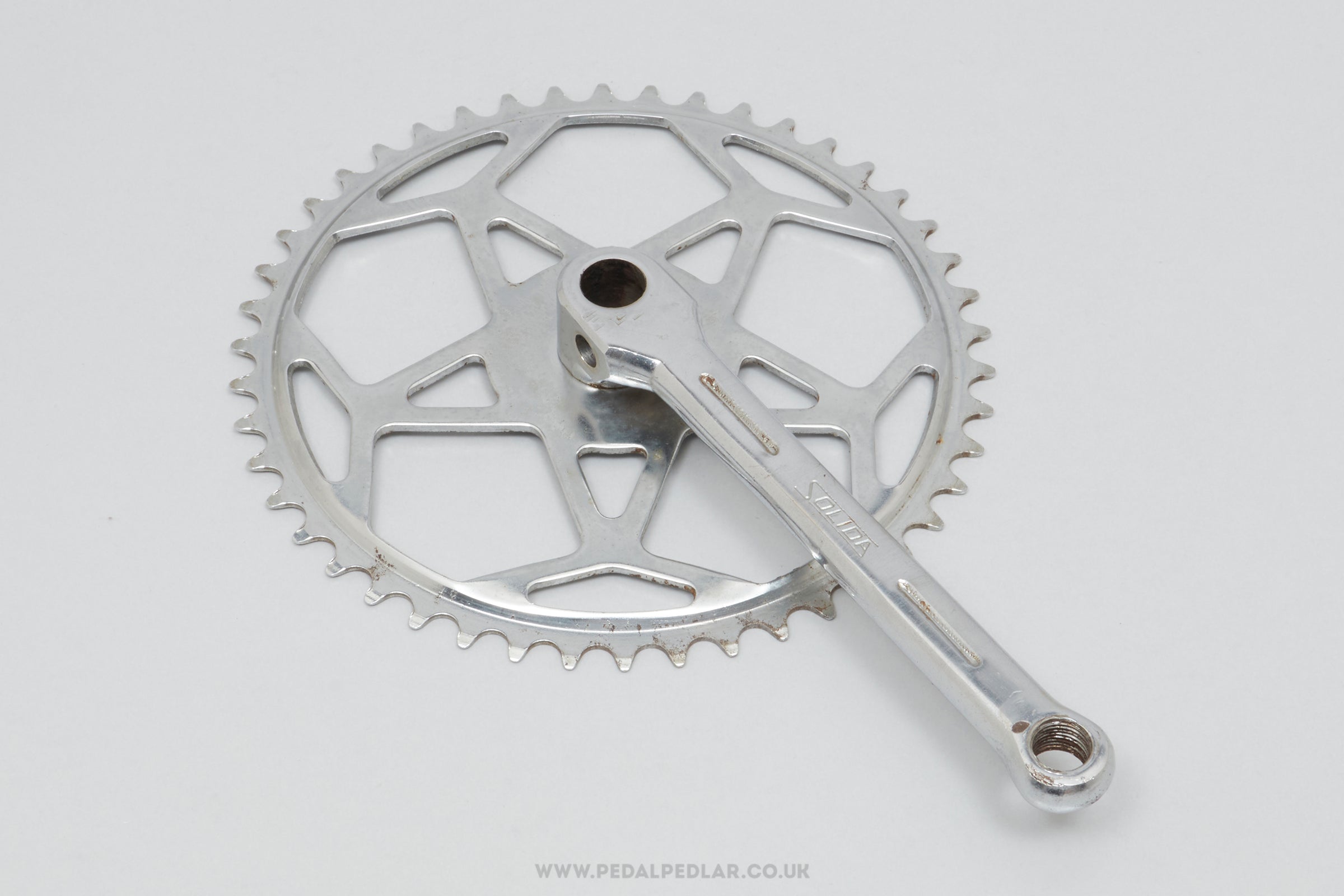 Solida Vintage Single 46T 170 mm Right Crank - Pedal Pedlar - Bike Parts For Sale