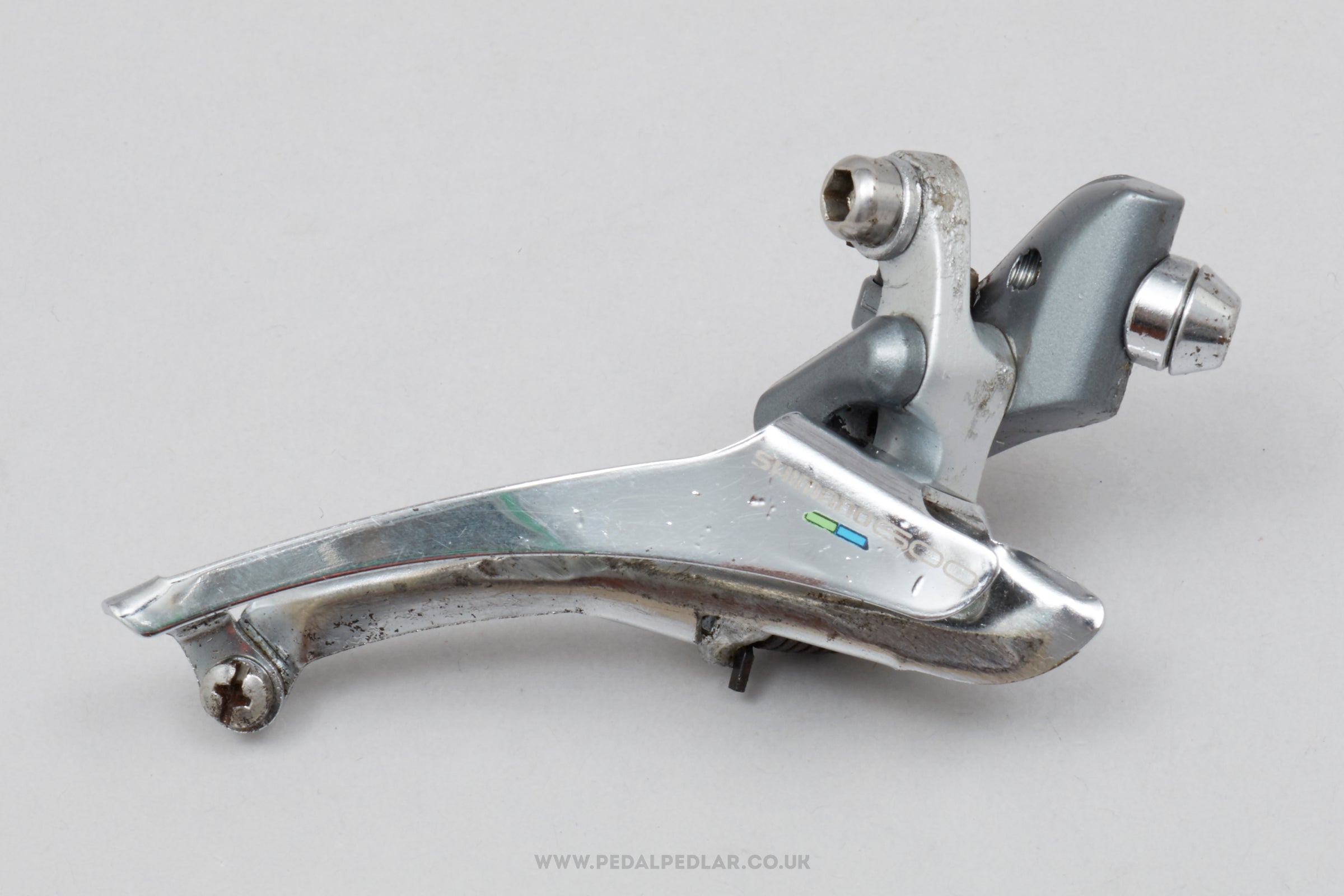 Shimano 600 Ultegra (FD-6400) c.1991 Classic Braze-On Front Derailleur - Pedal Pedlar - Bike Parts For Sale