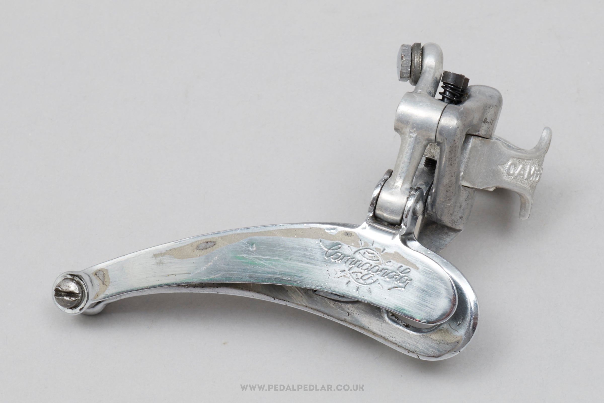 Campagnolo Record (1052/1) 3rd Gen v2 Vintage Clamp-On 28.6 mm Front Derailleur - Pedal Pedlar - Bike Parts For Sale