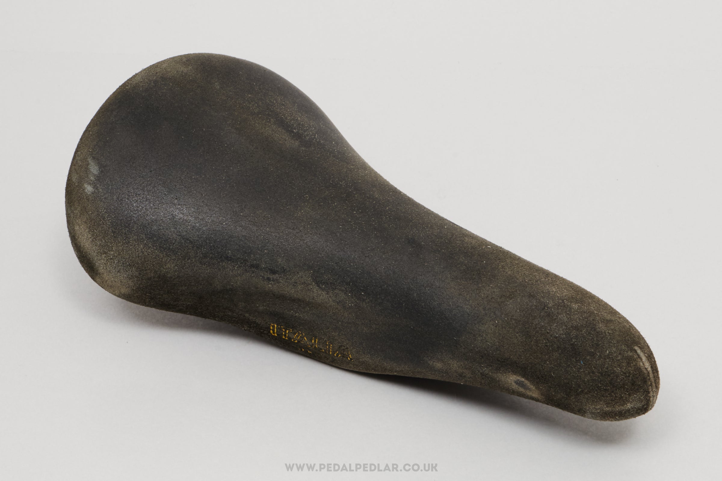 Selle Italia Sprint Vintage Black Leather Saddle - Pedal Pedlar - Bike Parts For Sale