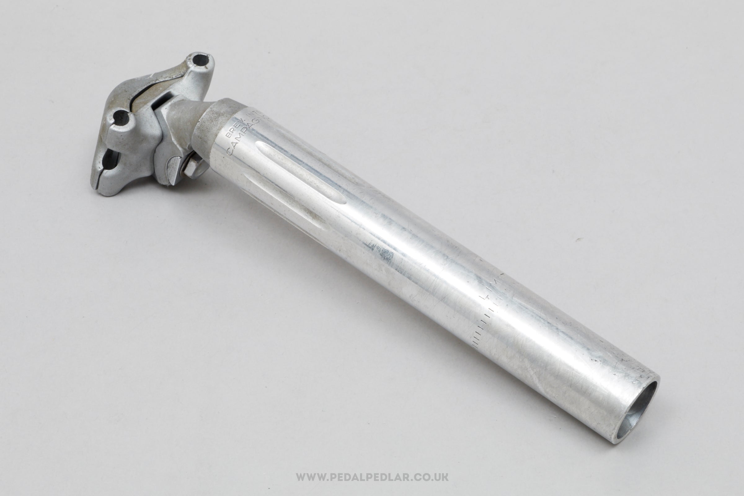 Campagnolo Nuovo Super Record (4051/1) Fluted 3rd Gen Vintage 26.0 mm Seatpost - Pedal Pedlar - Bike Parts For Sale