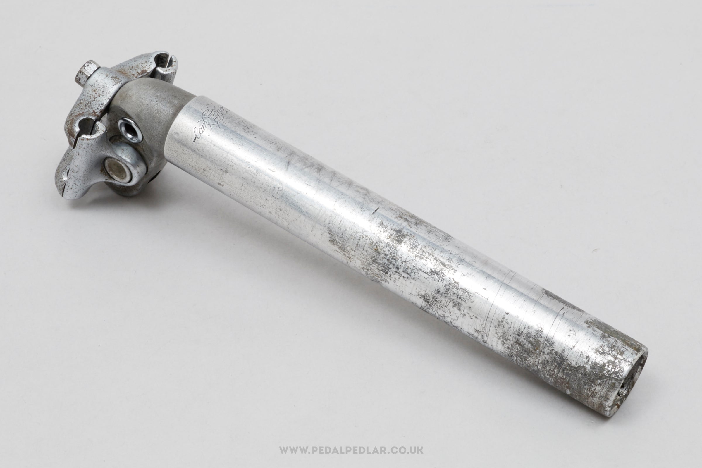Campagnolo Nuovo Record (1044) Twin Bolt Vintage 26.8 mm Seatpost - Pedal Pedlar - Bike Parts For Sale