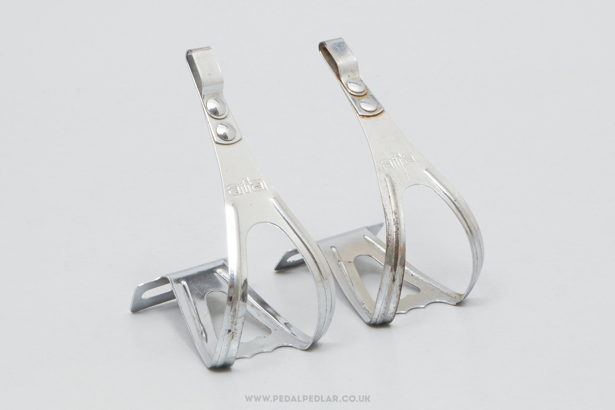 AFA 172 Size M/L Vintage Steel Toe Clips - Pedal Pedlar - Bike Parts For Sale