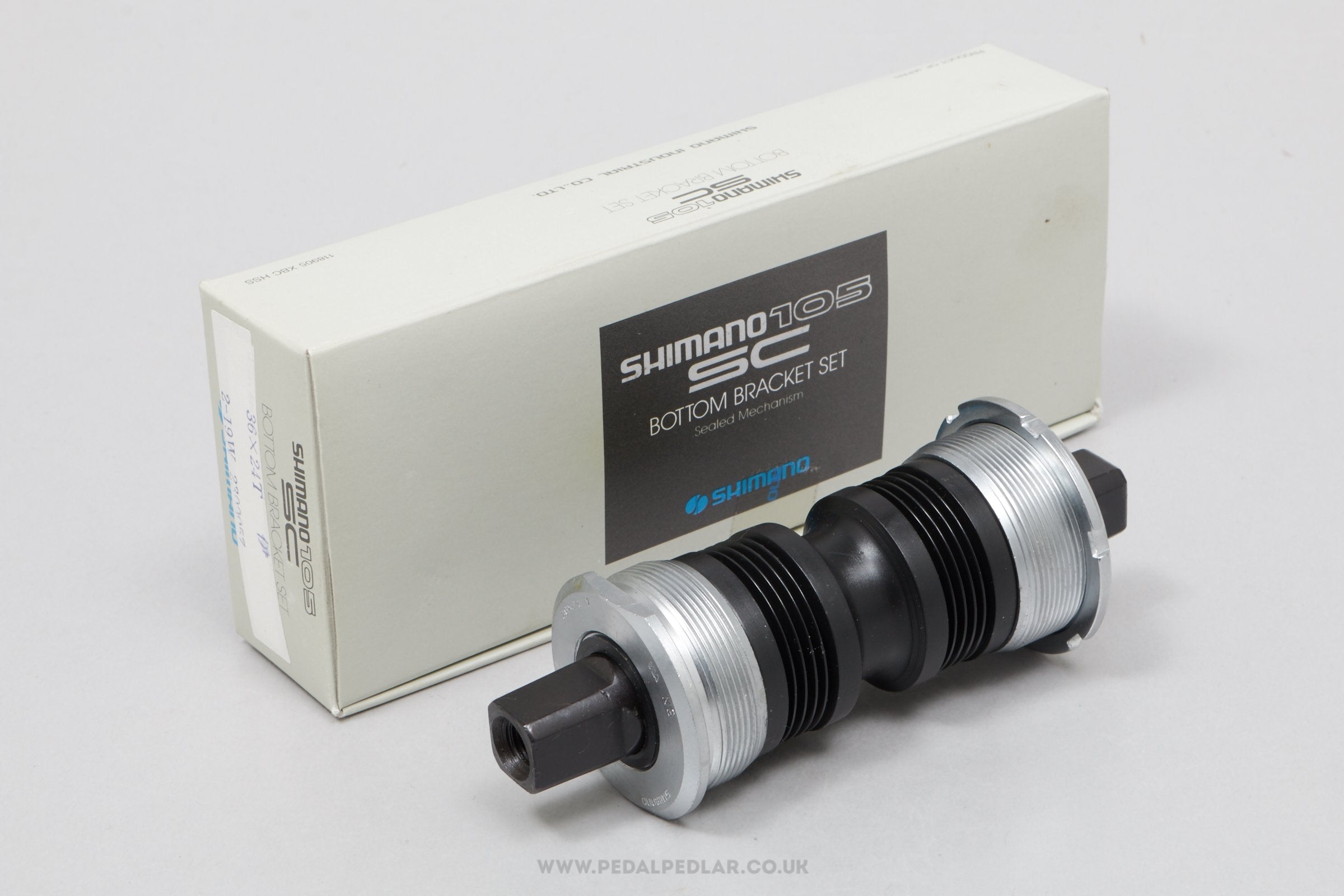 Shimano 105 SC (BB-1055) NOS/NIB Classic Italian Thread 115 mm Bottom Bracket - Pedal Pedlar - Buy New Old Stock Bike Parts