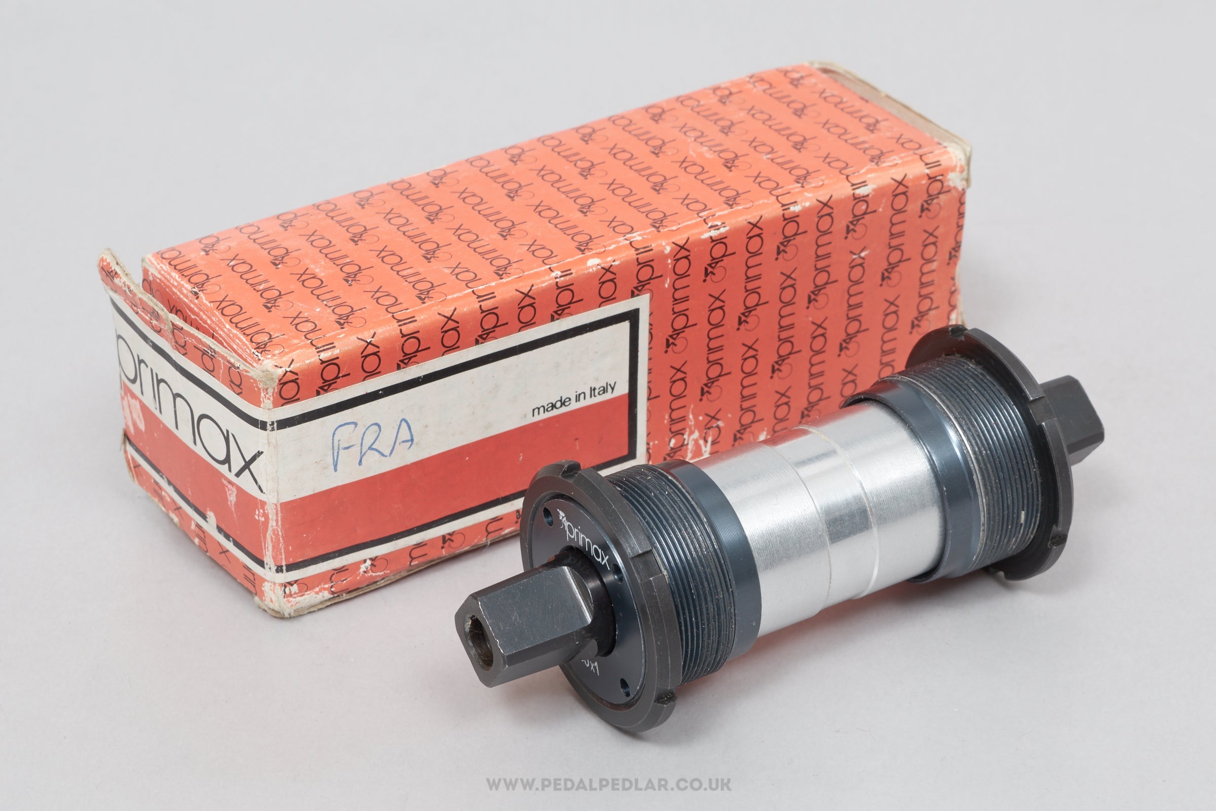 Primax NOS/NIB Classic French Thread 115.5 mm Bottom Bracket - Pedal Pedlar - Buy New Old Stock Bike Parts