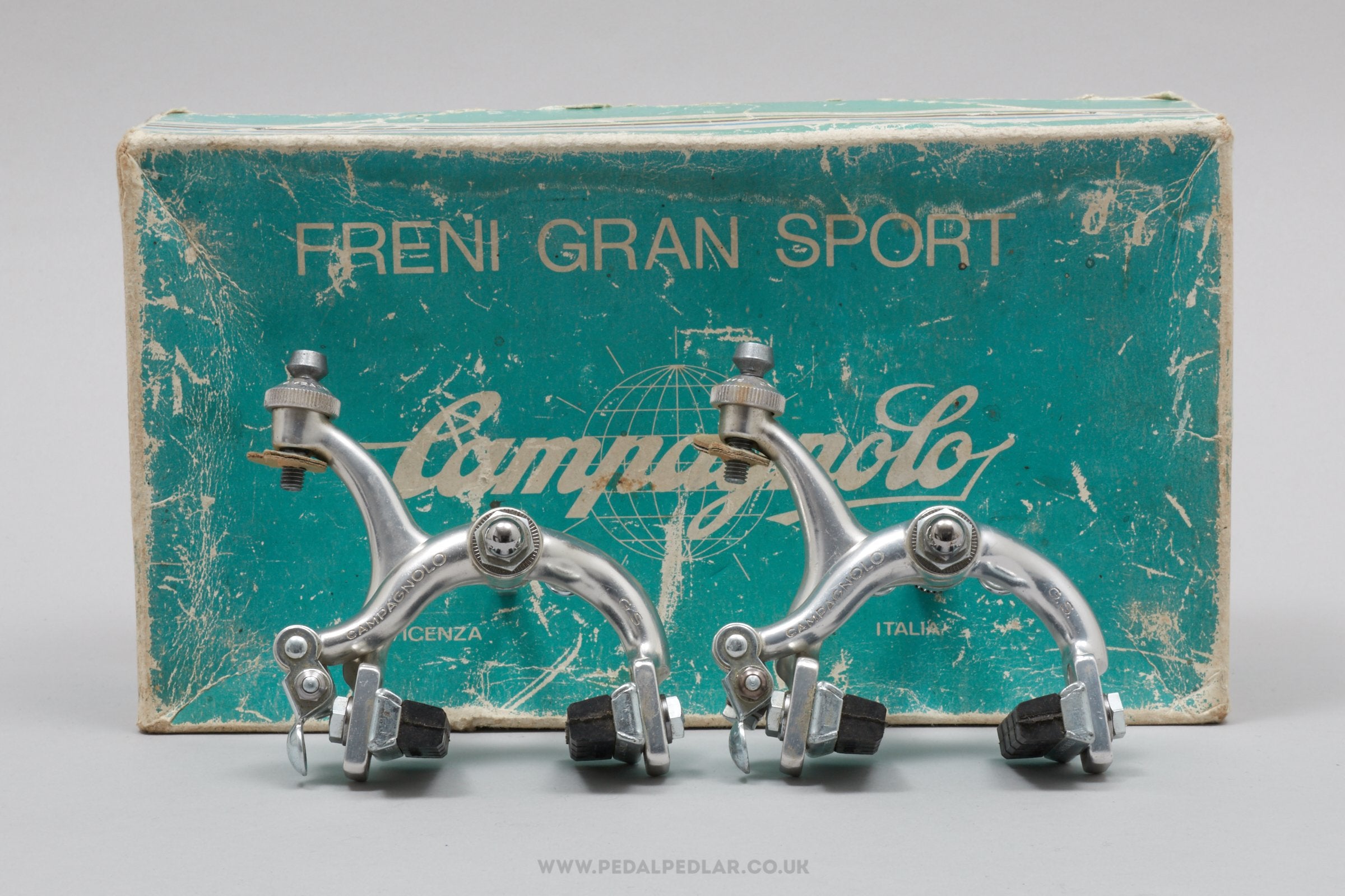 Campagnolo Gran Sport (117 2020/FS) NOS/NIB Vintage Brake Calipers - Pedal Pedlar - Buy New Old Stock Bike Parts