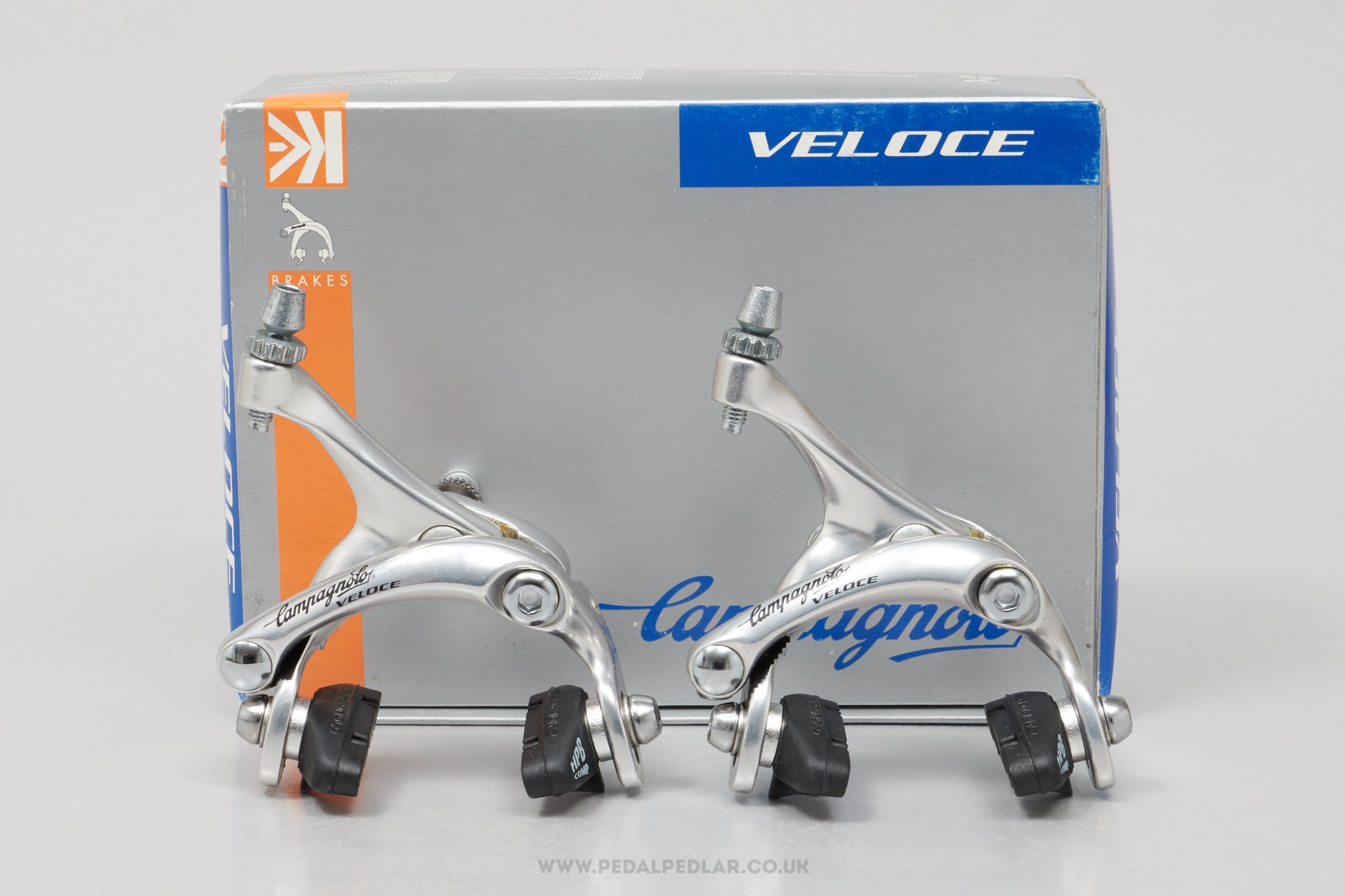 Campagnolo Veloce NOS/NIB Classic Dual Pivot Brake Calipers - Pedal Pedlar - Buy New Old Stock Bike Parts