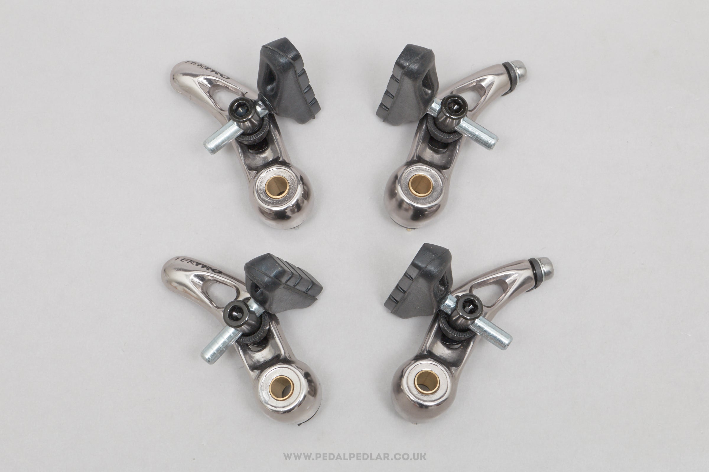 Tektro 862A Titanium Anodised NOS Classic Low Profile Cantilever Brakes - Pedal Pedlar - Buy New Old Stock Bike Parts