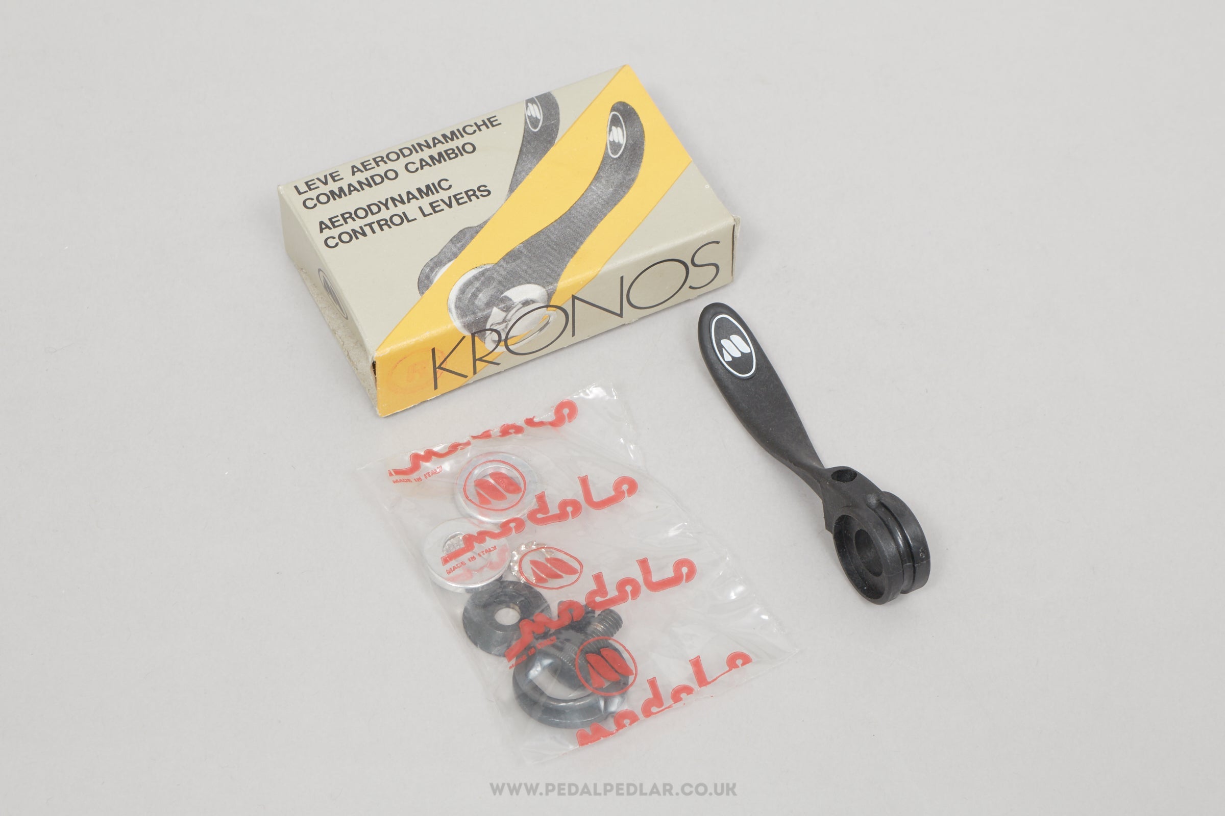 Modolo Kronos NOS/NIB Vintage Braze-On Right Downtube Shifter - Pedal Pedlar - Buy New Old Stock Bike Parts