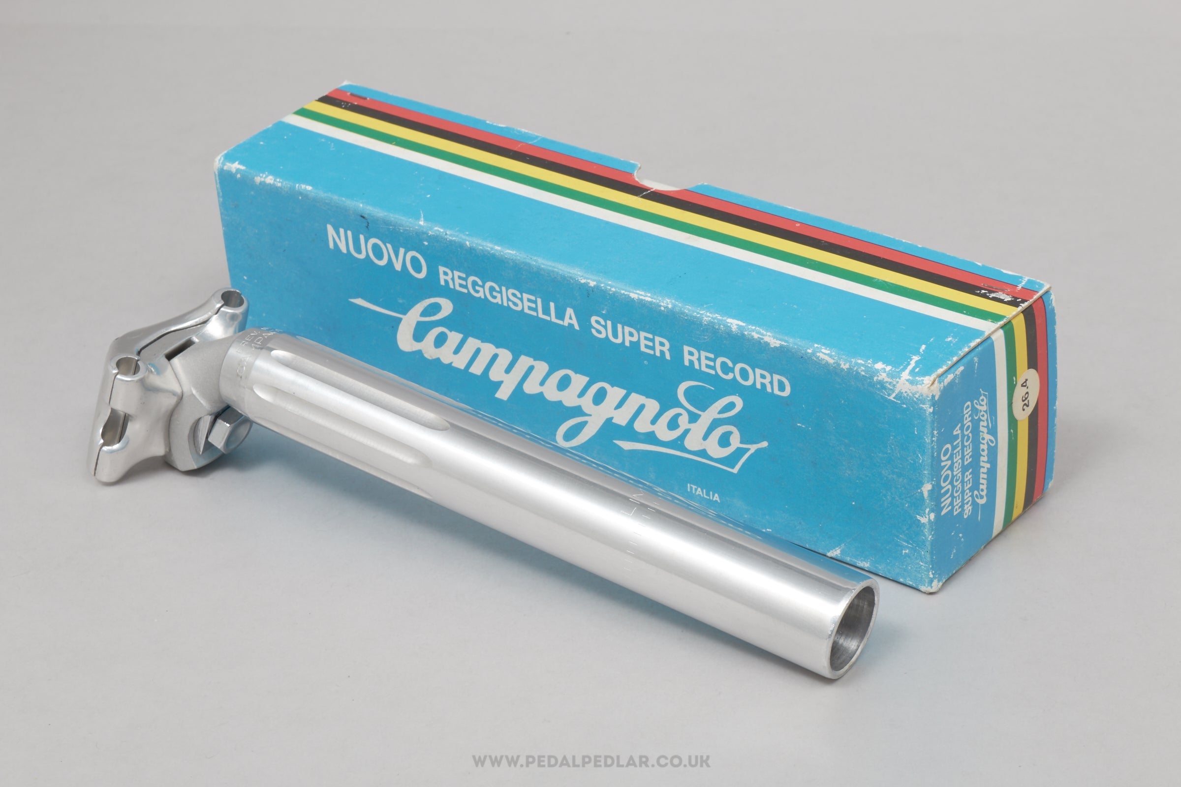 Campagnolo Nuovo Super Record (4051/1 2nd Gen) NOS/NIB Vintage 26.4 mm Seatpost - Pedal Pedlar - Buy New Old Stock Bike Parts