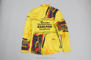 Rizi Long Sleeve Full Zip Vintage Cycling Jersey