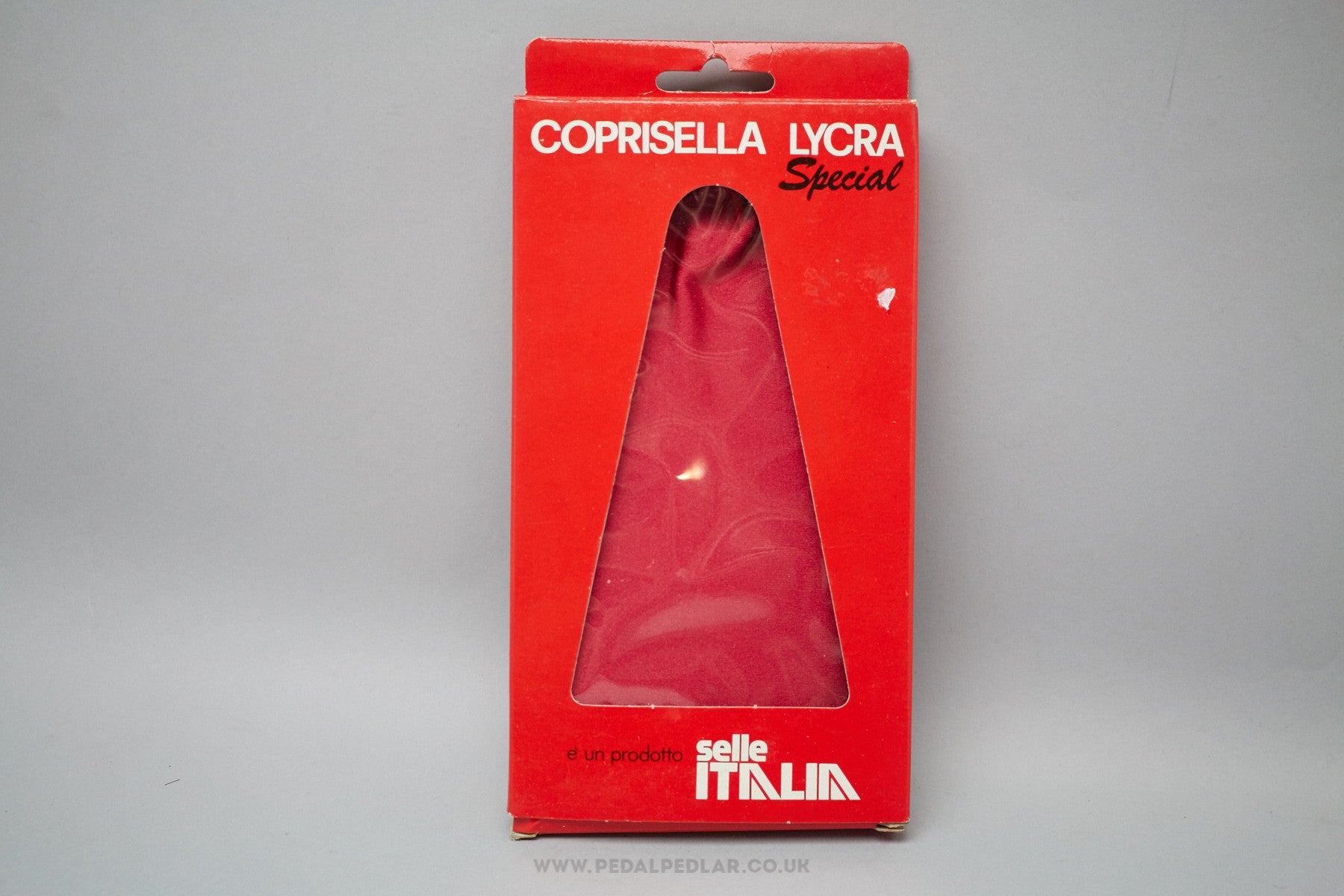 Selle Italia Coprisella Lycra Special Waterproof Saddle Cover in Red - Pedal Pedlar
 - 1