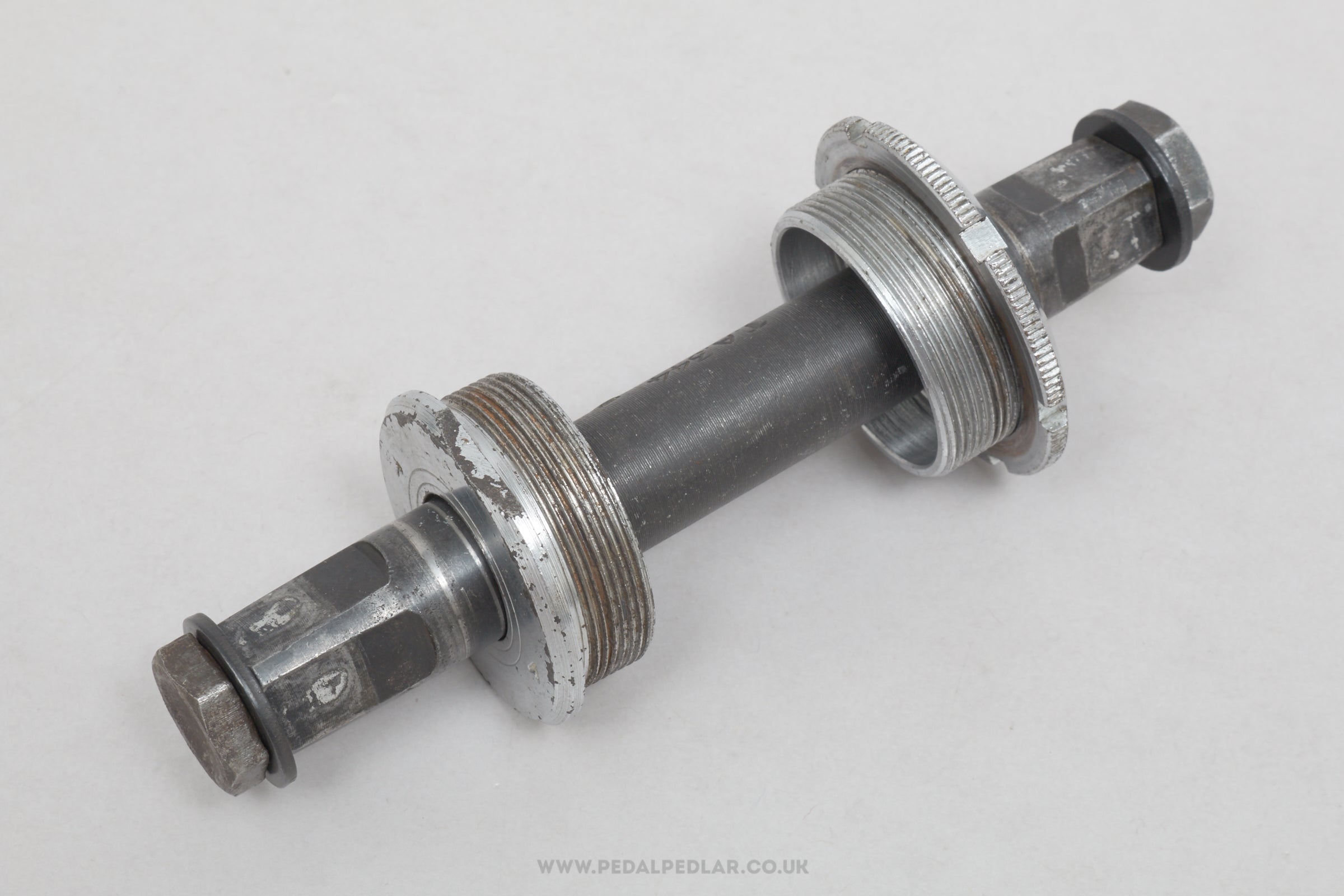 Specialites TA 344 Vintage English Thread 116 mm Bottom Bracket - Pedal Pedlar - Bike Parts For Sale