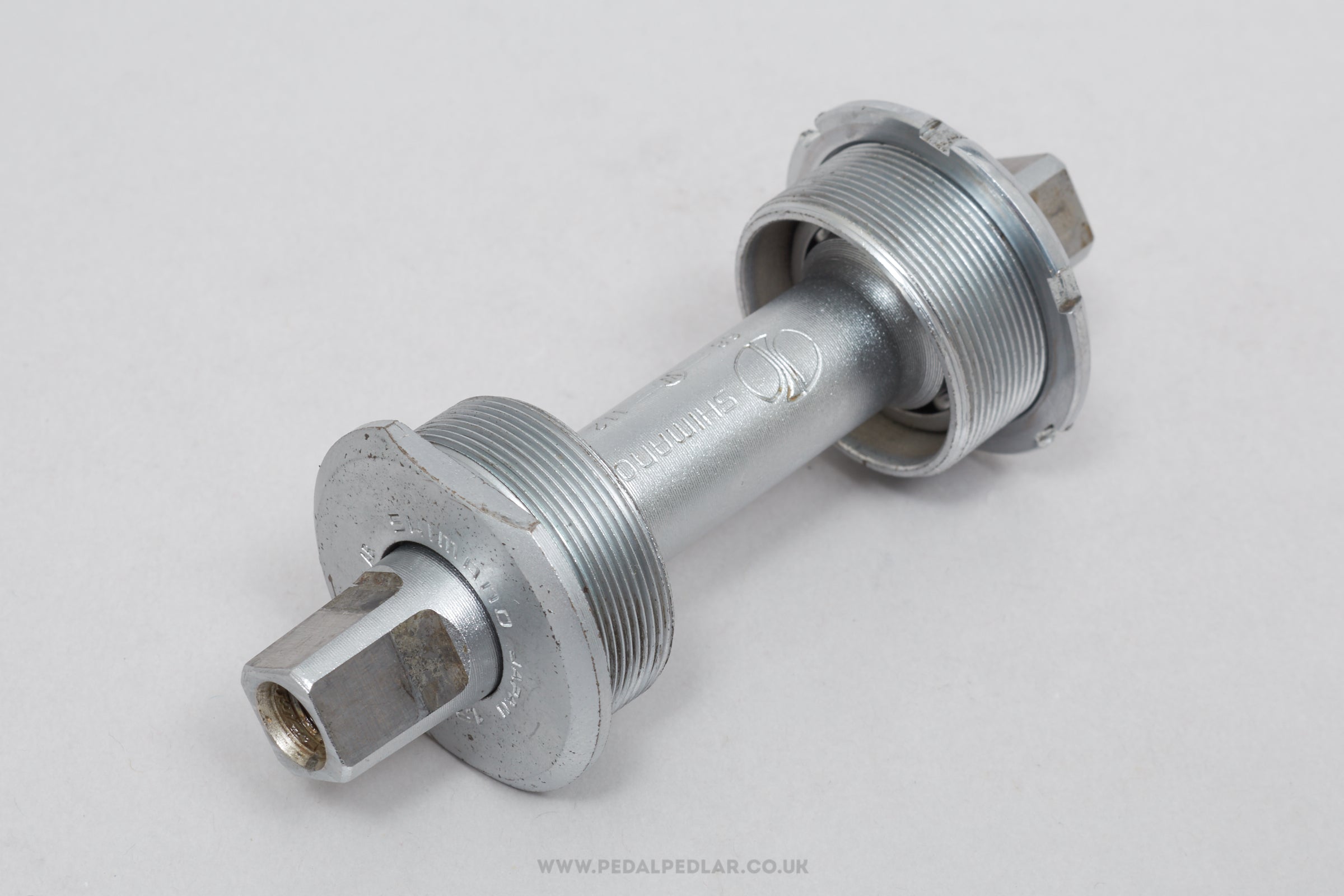 Shimano Dura-Ace (GB-100) c.1976 Vintage English Thread 112 mm Bottom Bracket - Pedal Pedlar - Bike Parts For Sale