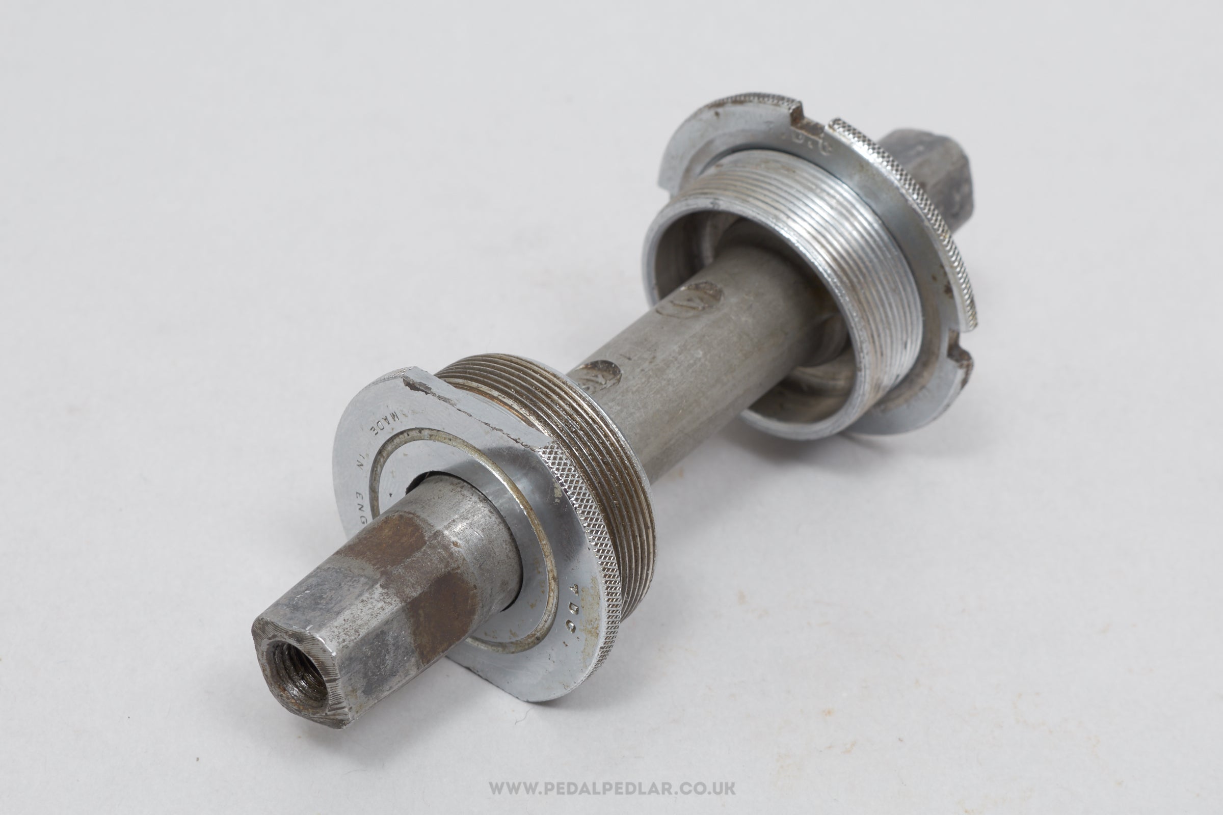 T.D.C Vintage English Thread 118 mm Bottom Bracket - Pedal Pedlar - Bike Parts For Sale