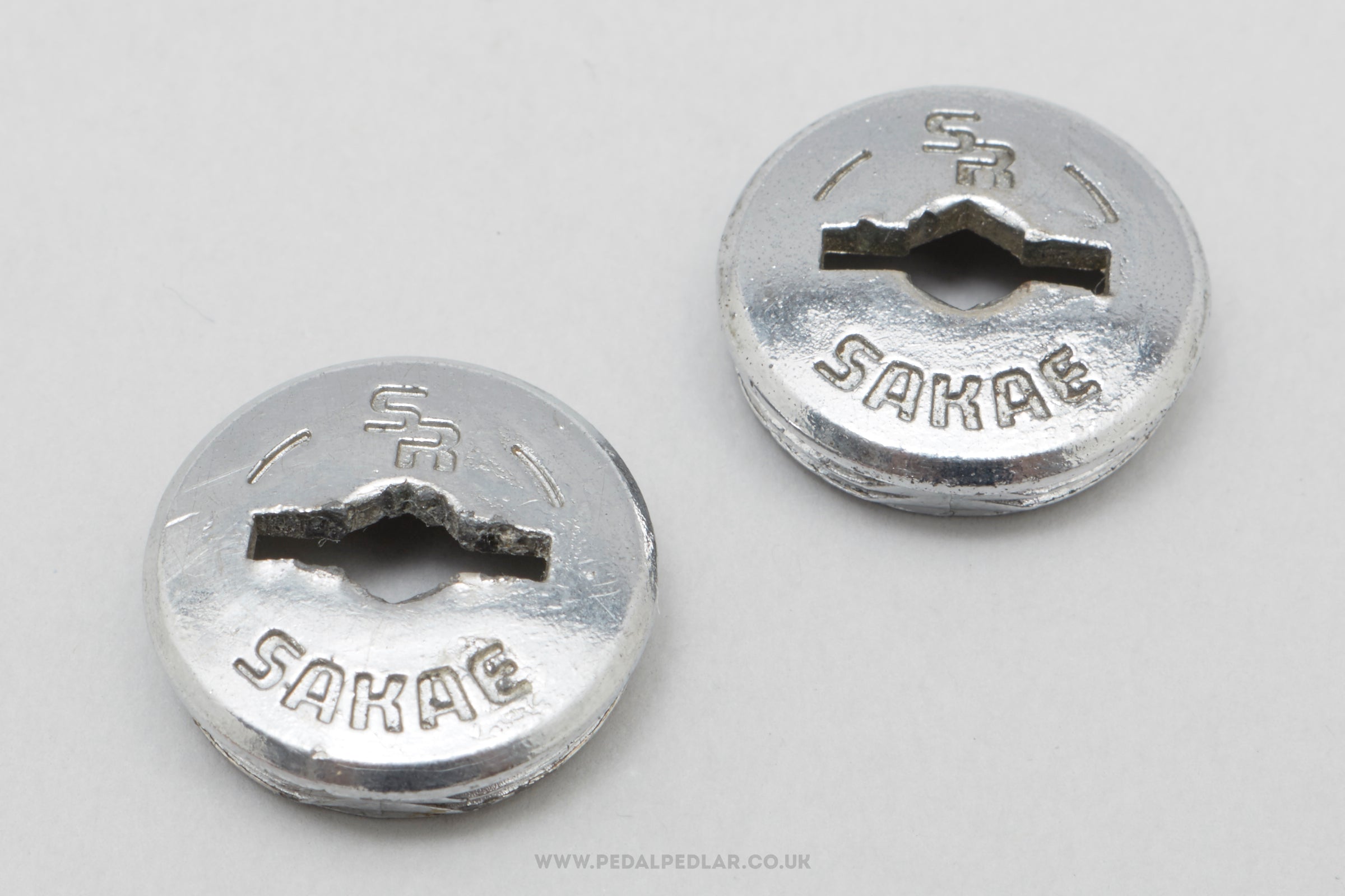 Sakae/Ringyo (SR) Aluminium Vintage Crank Dust Caps / Covers - Pedal Pedlar - Bike Parts For Sale