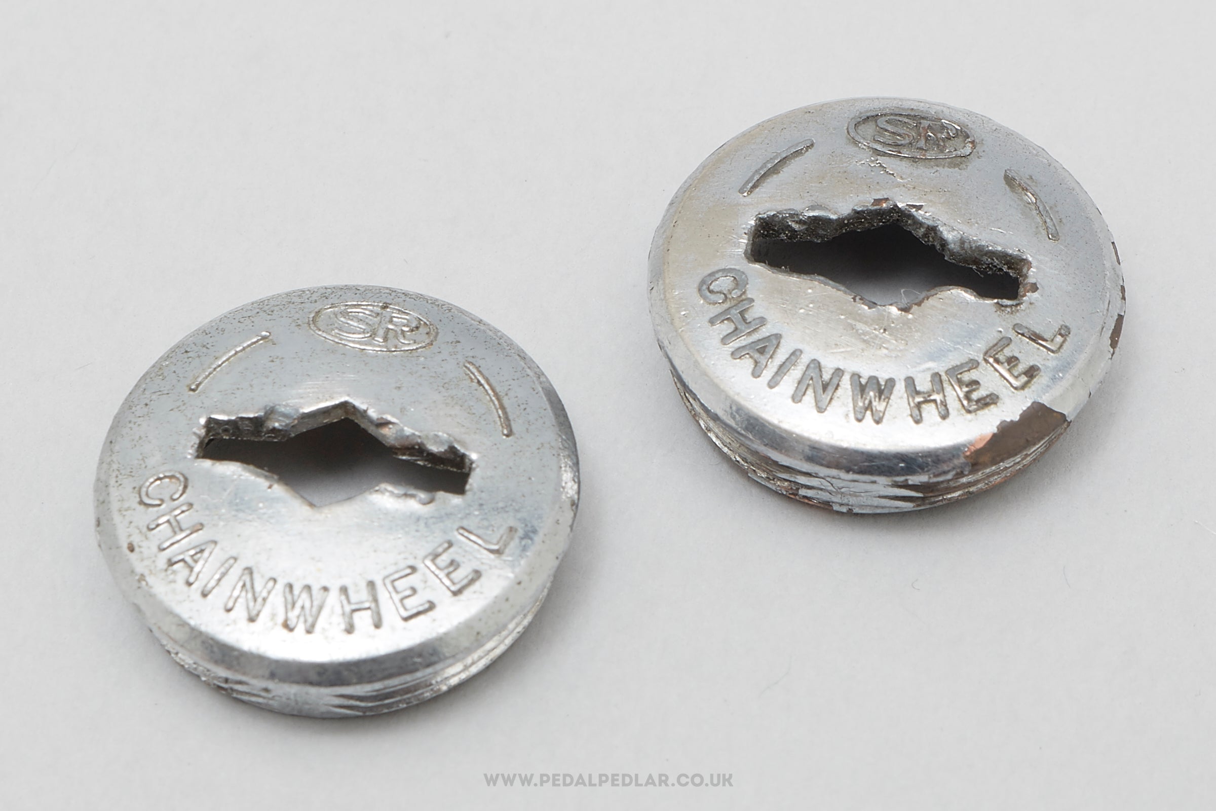 Sakae/Ringyo (SR) Aluminium Vintage Crank Dust Caps / Covers - Pedal Pedlar - Bike Parts For Sale