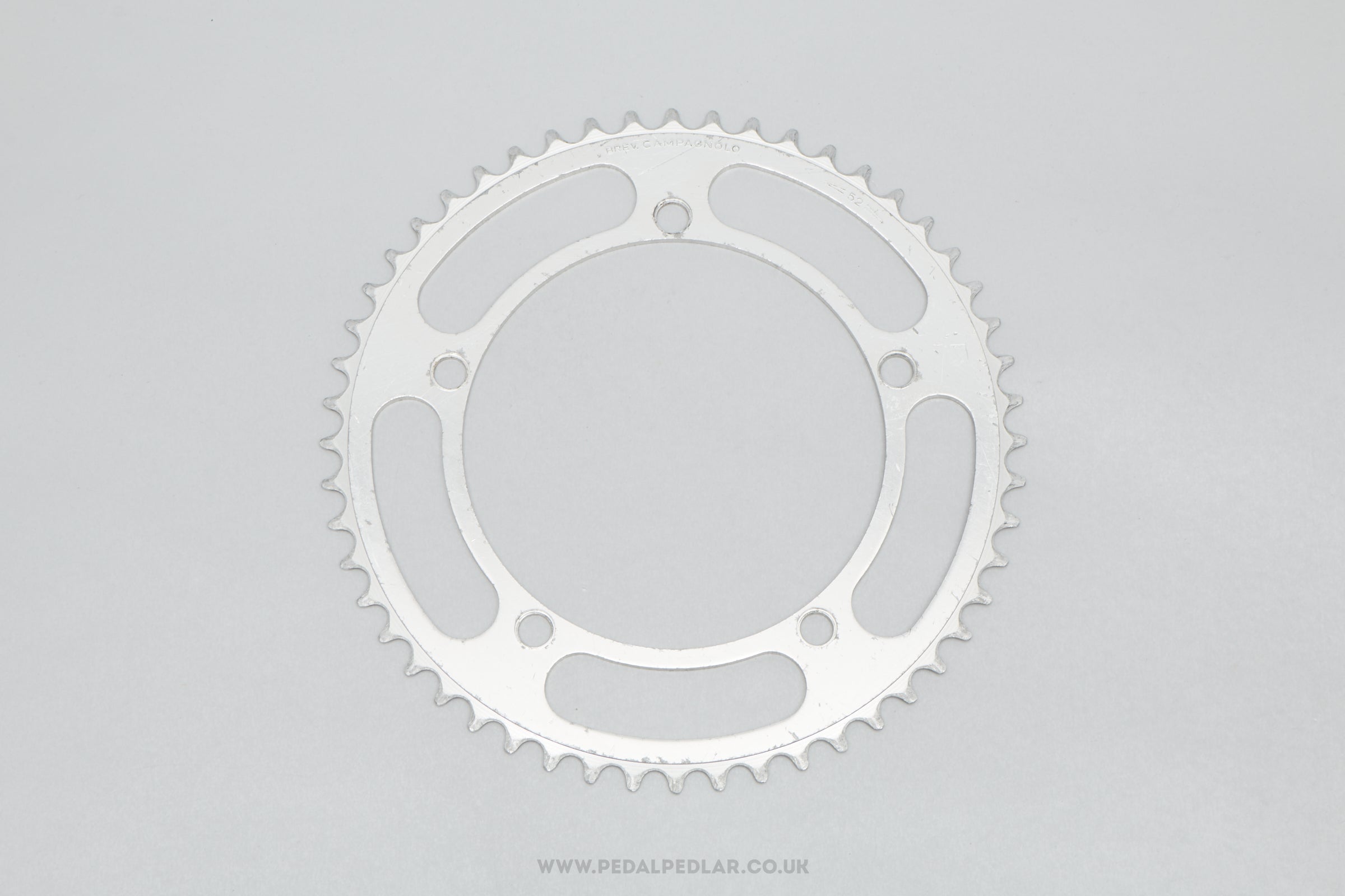 Campagnolo Nuovo Gran Sport (753/GS-144) 'Brev' Vintage 52T 144 BCD Outer Chainring - Pedal Pedlar - Bike Parts For Sale