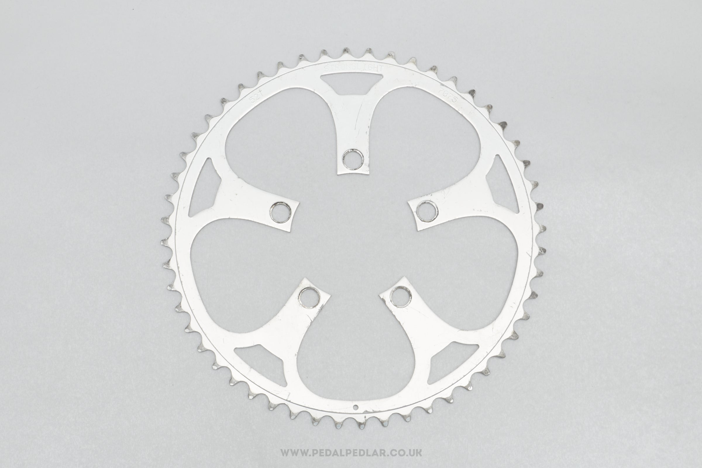 Stronglight 100 Vintage 52T 86 BCD Outer Chainring - Pedal Pedlar - Bike Parts For Sale