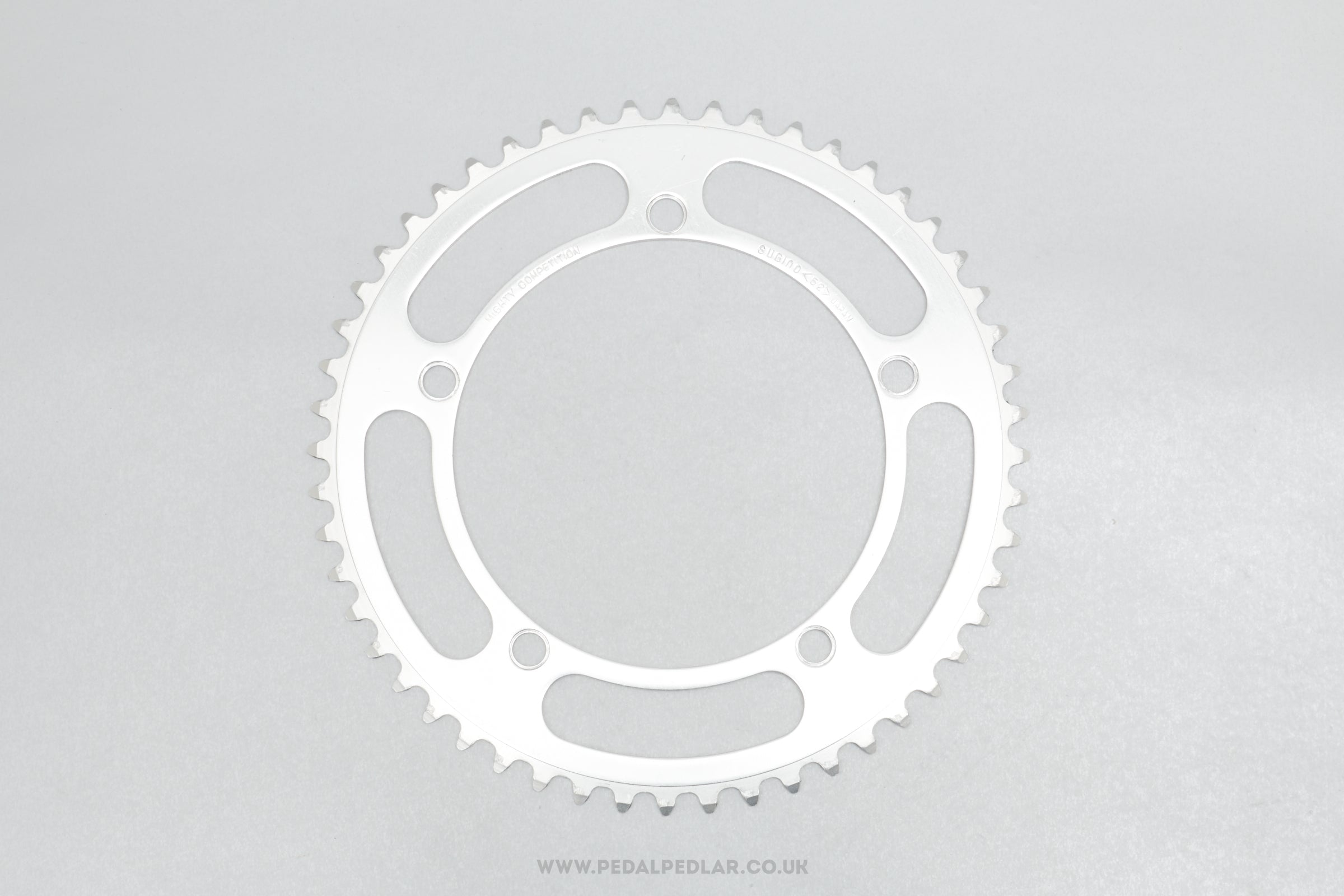 Sugino Mighty Competition Pista Vintage 52T 144 BCD Singlespeed / Track Chainring - Pedal Pedlar - Bike Parts For Sale