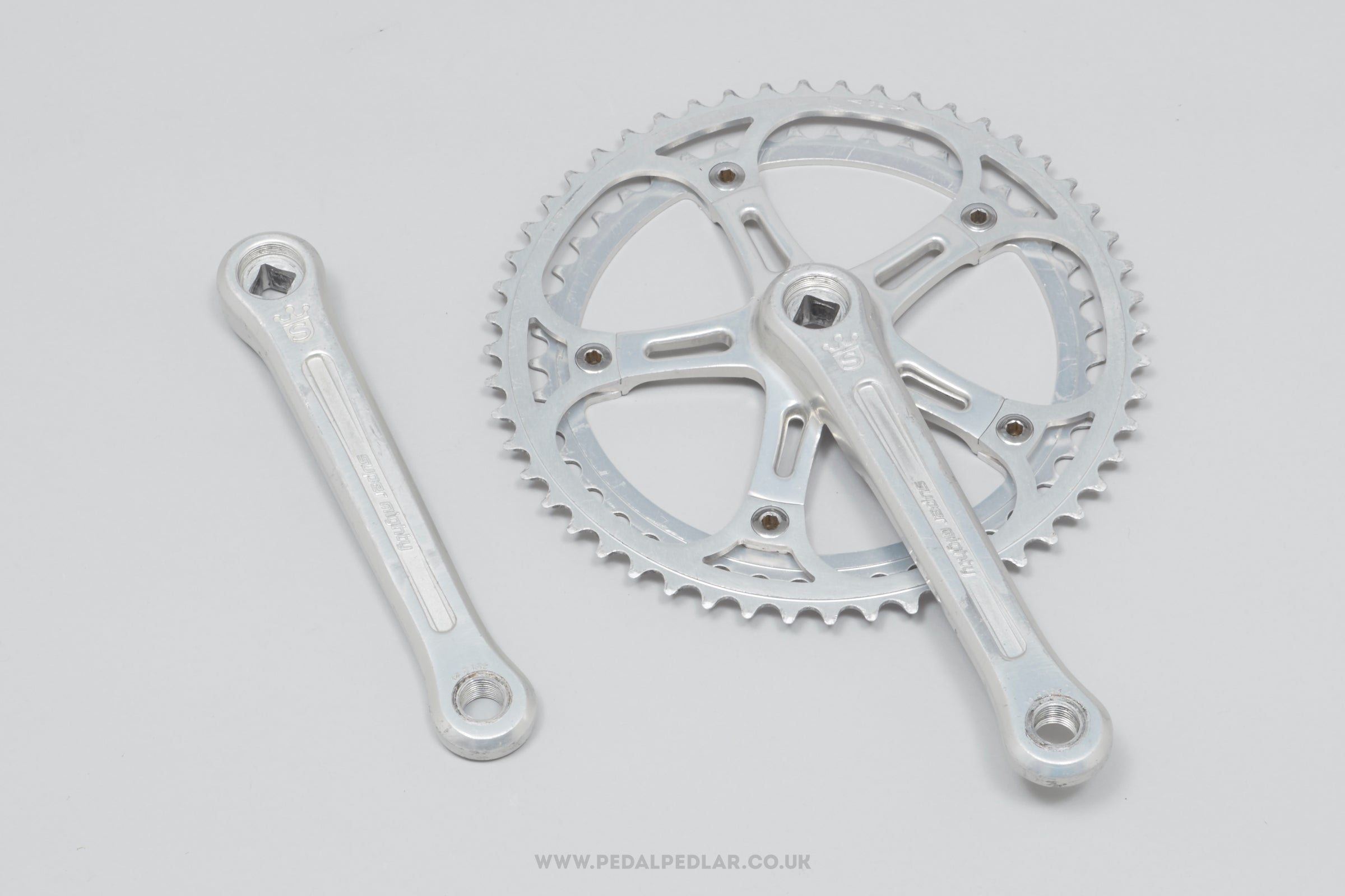 Sugino Super Mighty Competition Vintage Road Crank/Chainset - Pedal Pedlar - Bike Parts For Sale