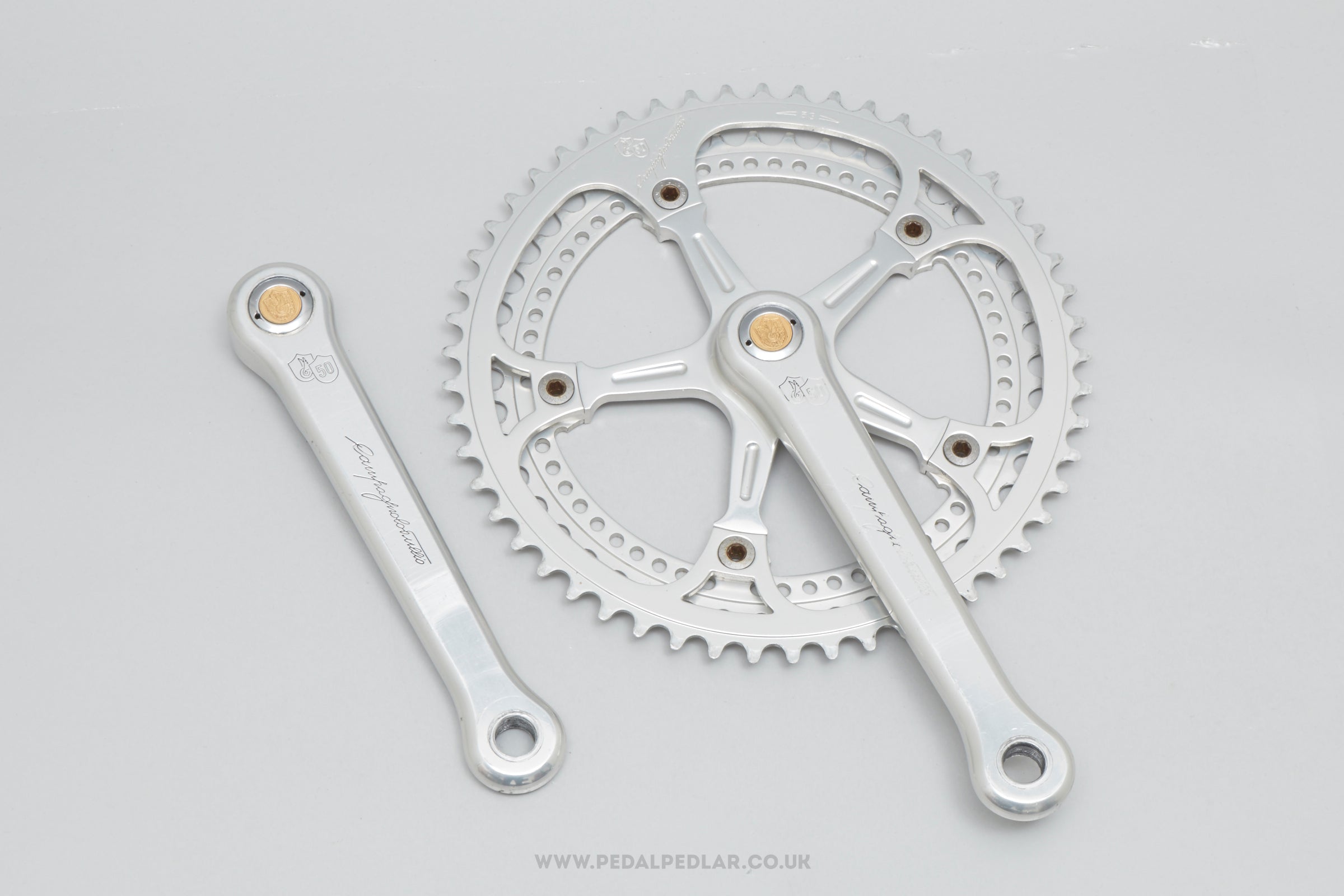 Campagnolo 50th Anniversary (0590) c.1983 Vintage Road Crank/Chainset - Pedal Pedlar - Bike Parts For Sale