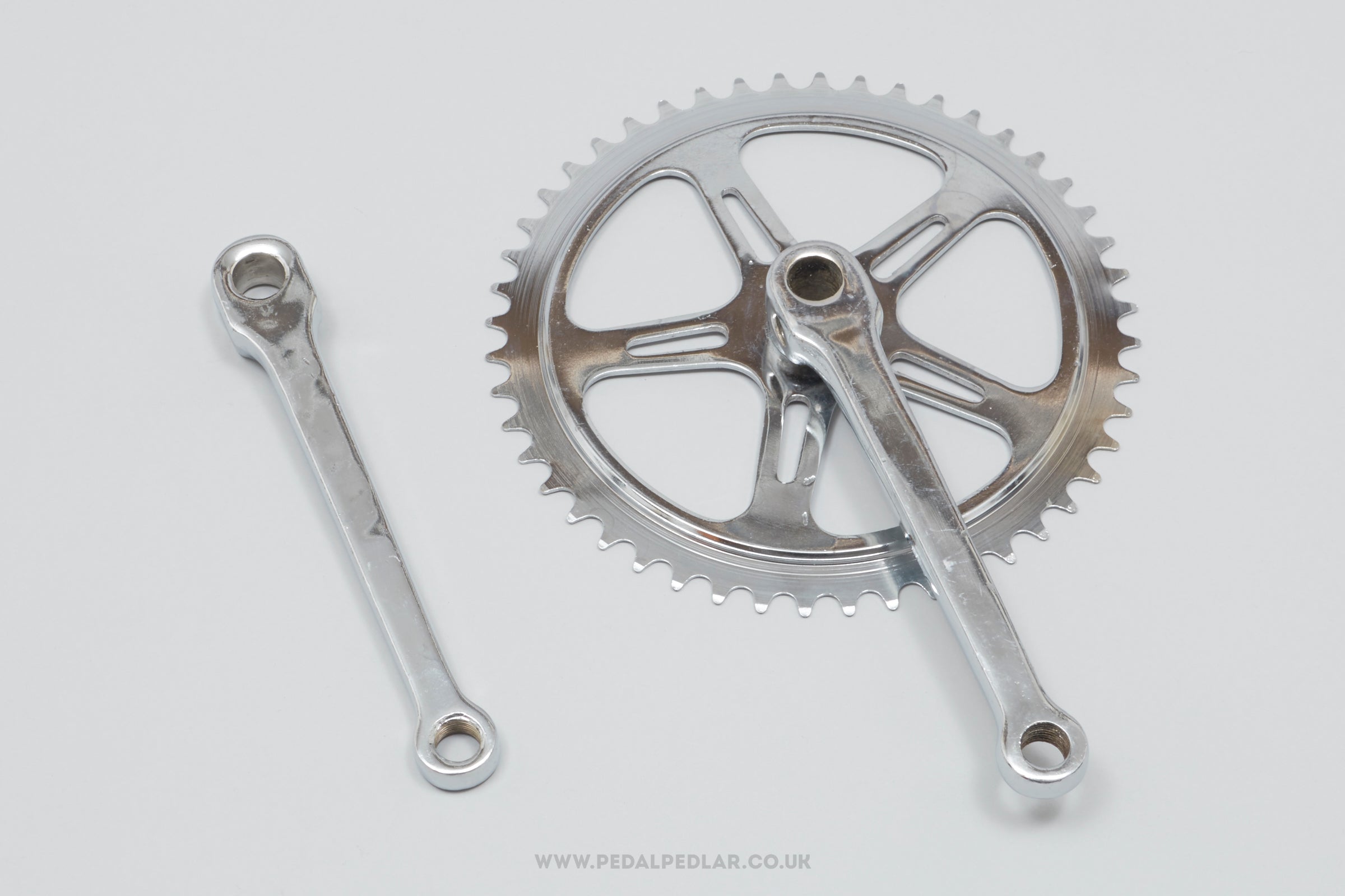 Unbranded Vintage Single 48T Cottered Town/City Crank/Chainset - Pedal Pedlar - Bike Parts For Sale