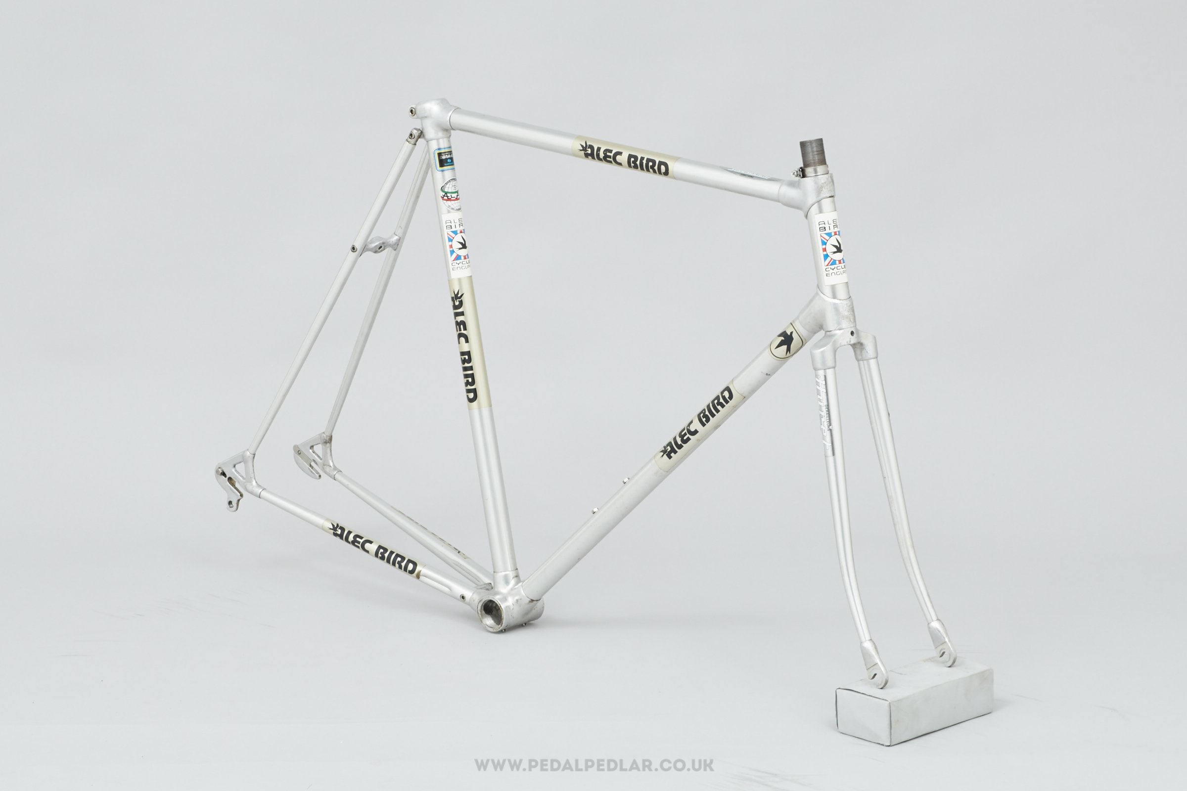 58cm Alec Bird by Alan Super Record c.1975 Vintage Road Bike Frame - Pedal Pedlar - Framesets For Sale