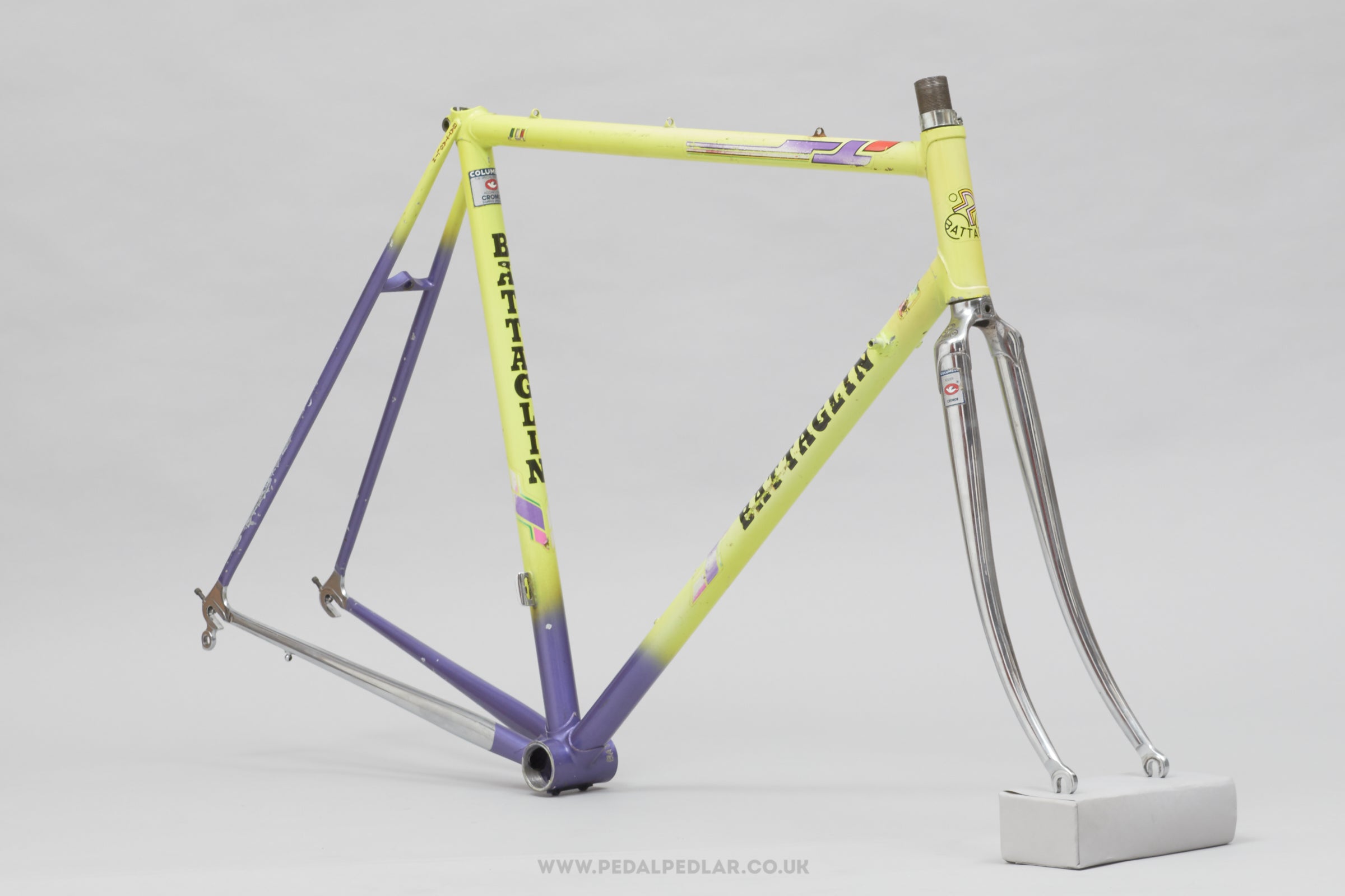 54cm Battaglin Vintage Italian Road Bike Frame - Pedal Pedlar - Framesets For Sale