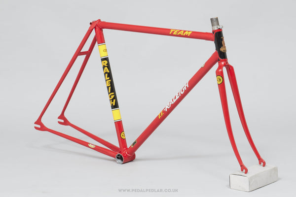 50cm Raleigh Ti-Team Pro SBDU c.1983 Vintage British Track Bike Frame - Pedal Pedlar - Framesets For Sale
