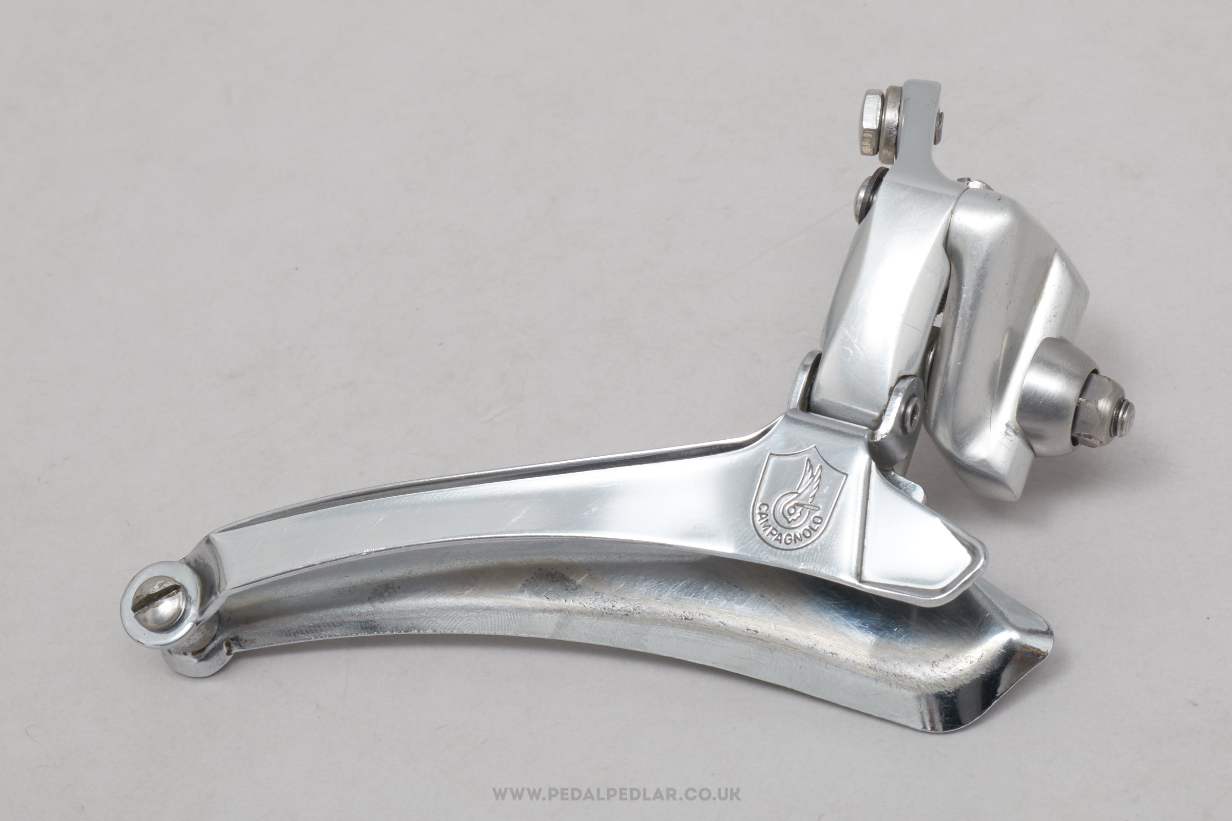 Campagnolo Croce d'Aune / Chorus / Athena (C022) Vintage Doube Braze-On Front Derailleur / Mech - Pedal Pedlar - Bike Parts For Sale