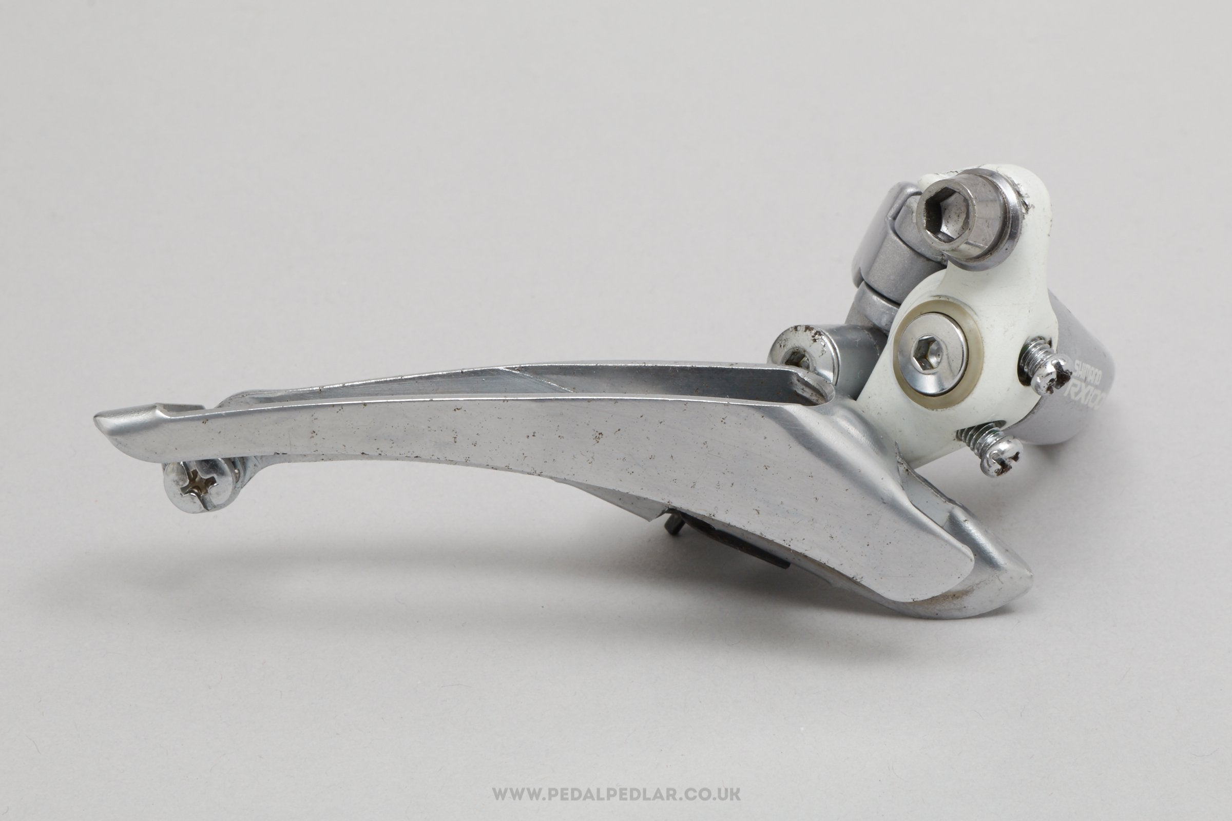 Shimano RX100 (FD-A550) c.1990 Classic Clamp-On 28.6 mm Front Mech - Pedal Pedlar - Bike Parts For Sale