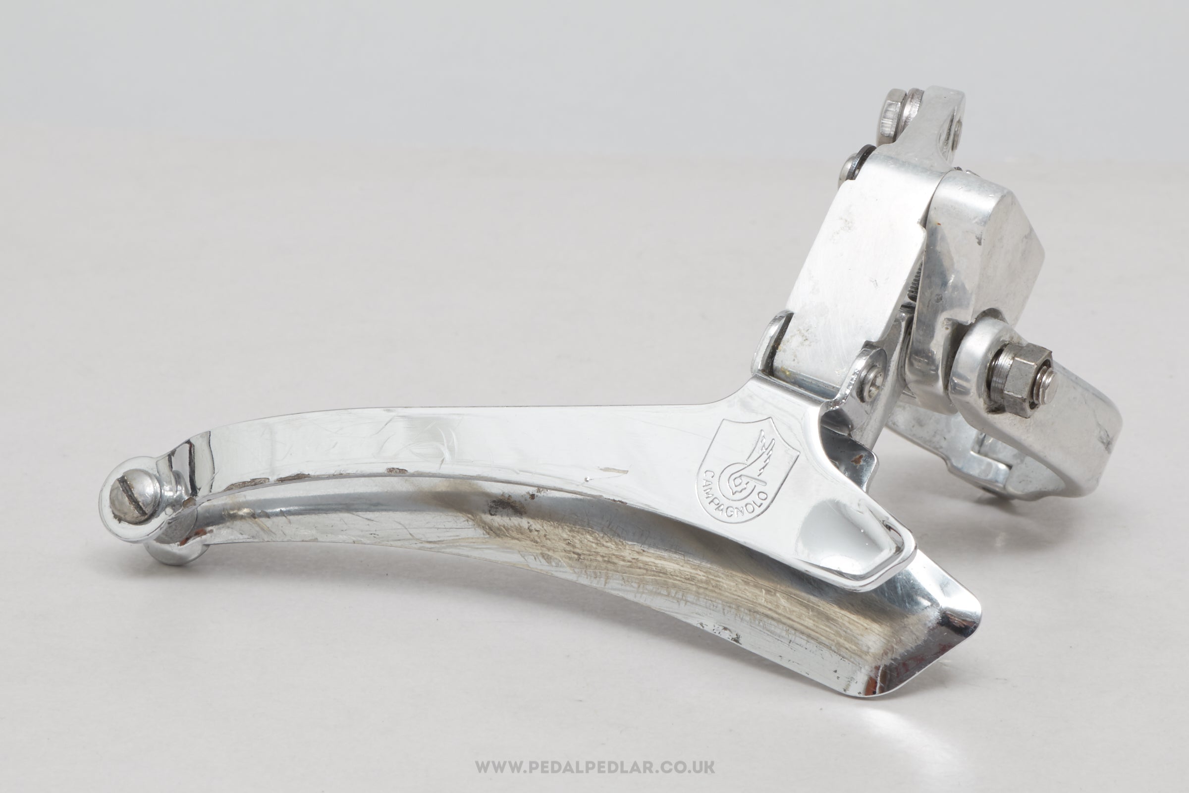 Campagnolo Triomphe (0104026) Vintage Clamp-On 28.6 mm Front Derailleur / Mech - Pedal Pedlar - Bike Parts For Sale