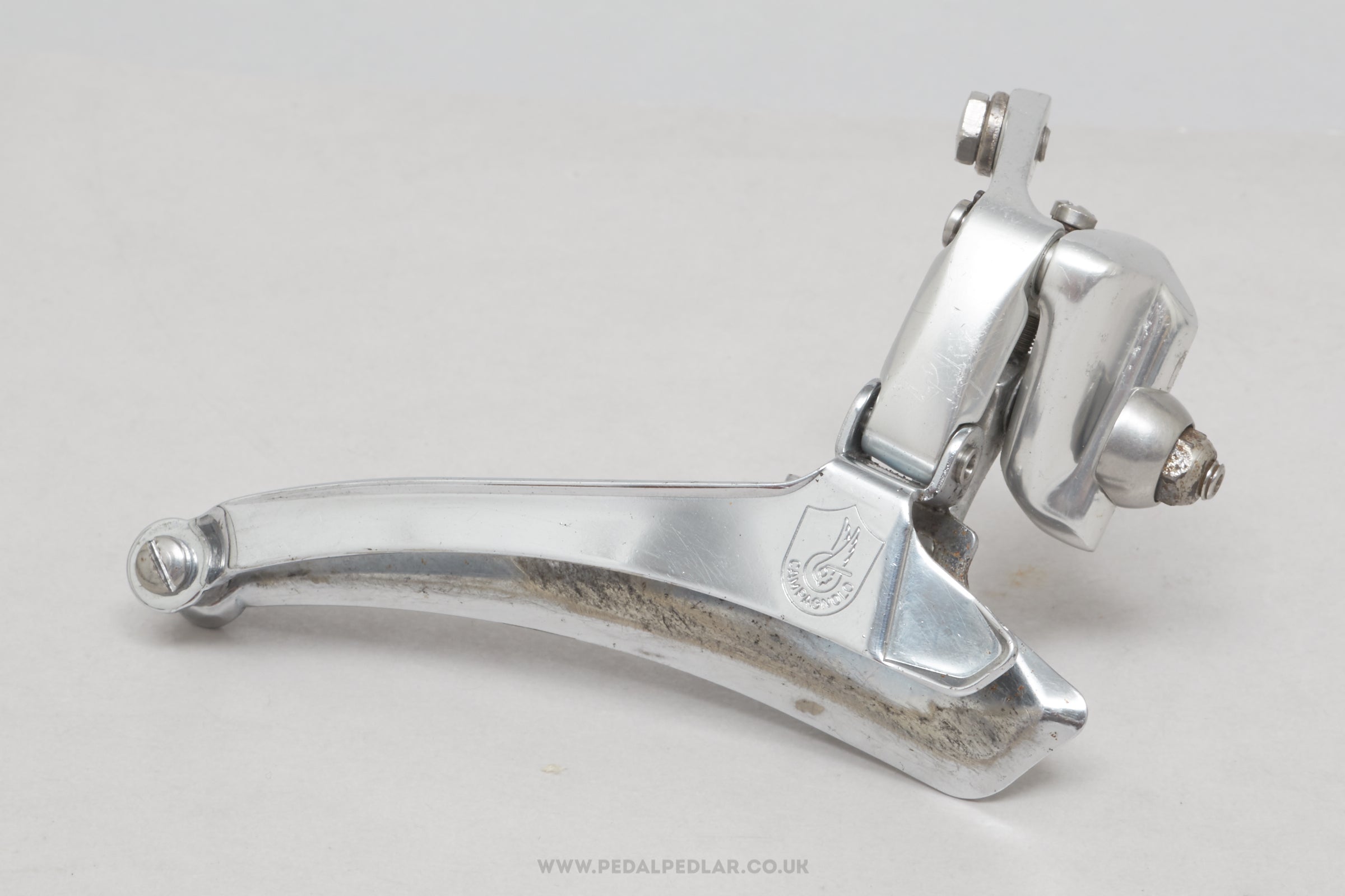 Campagnolo Croce d'Aune / Chorus / Athena (C021) Vintage Braze-On Front Derailleur / Mech - Pedal Pedlar - Bike Parts For Sale