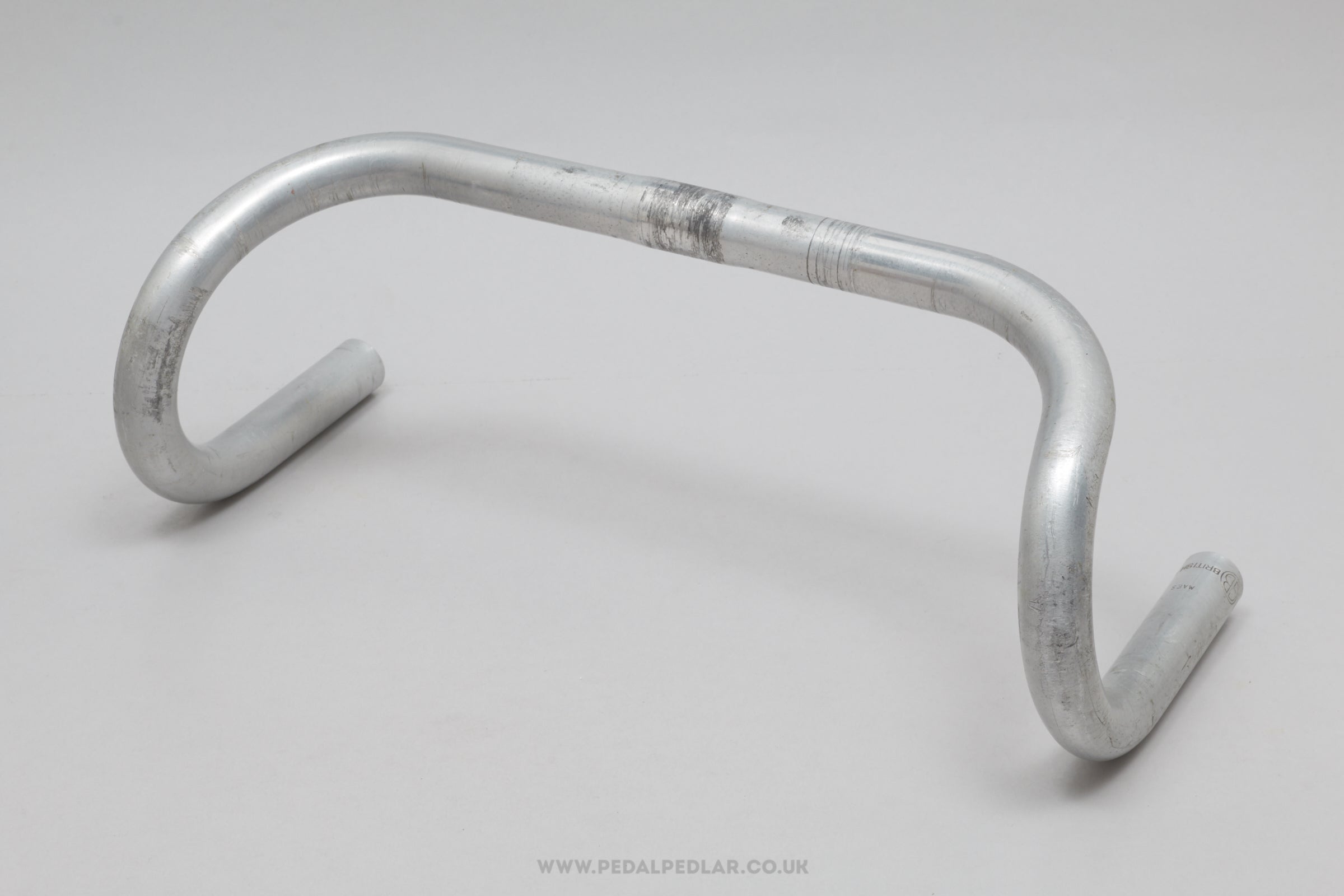 GB Maes Bend Alloy Vintage 37 cm Drop Handlebars - Pedal Pedlar - Bike Parts For Sale