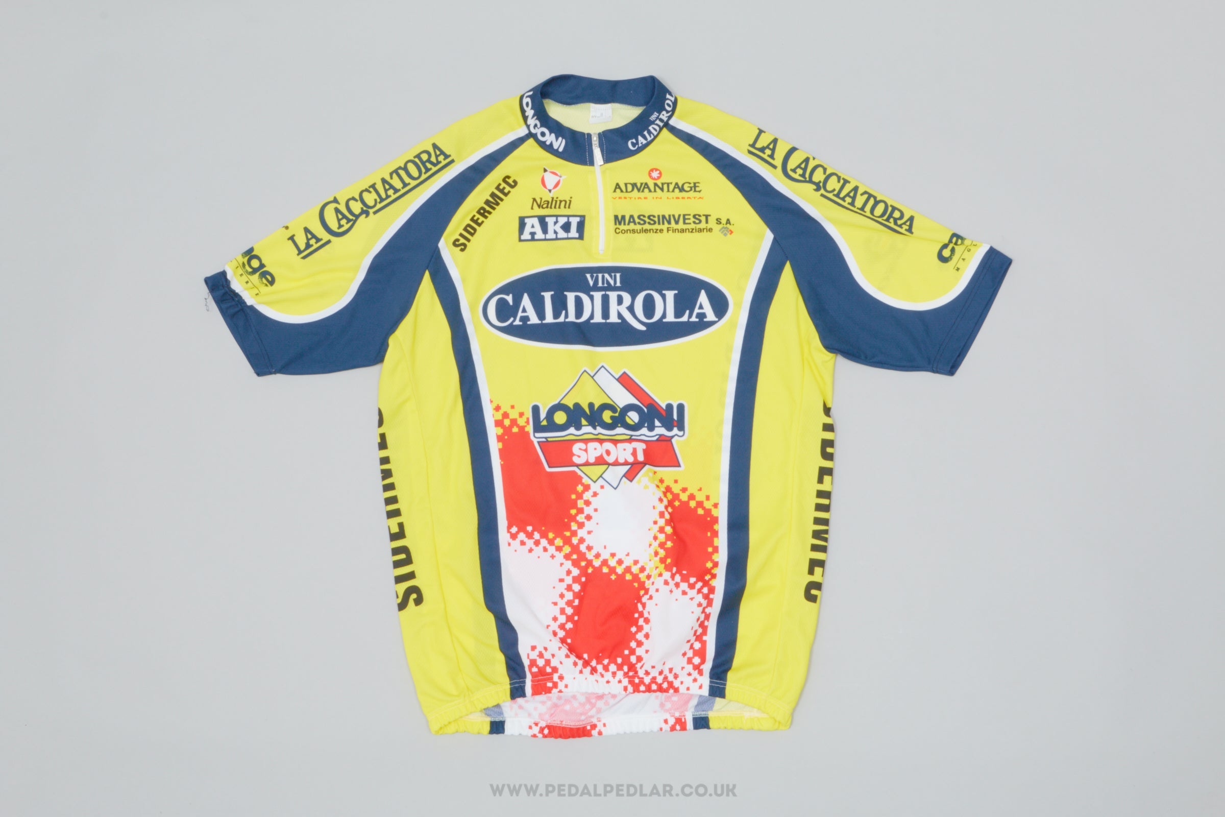 Nalini Vini Caldirola / Longini Sport Team c.1998 Large Classic Cycling Jersey - Pedal Pedlar - Clothing For Sale