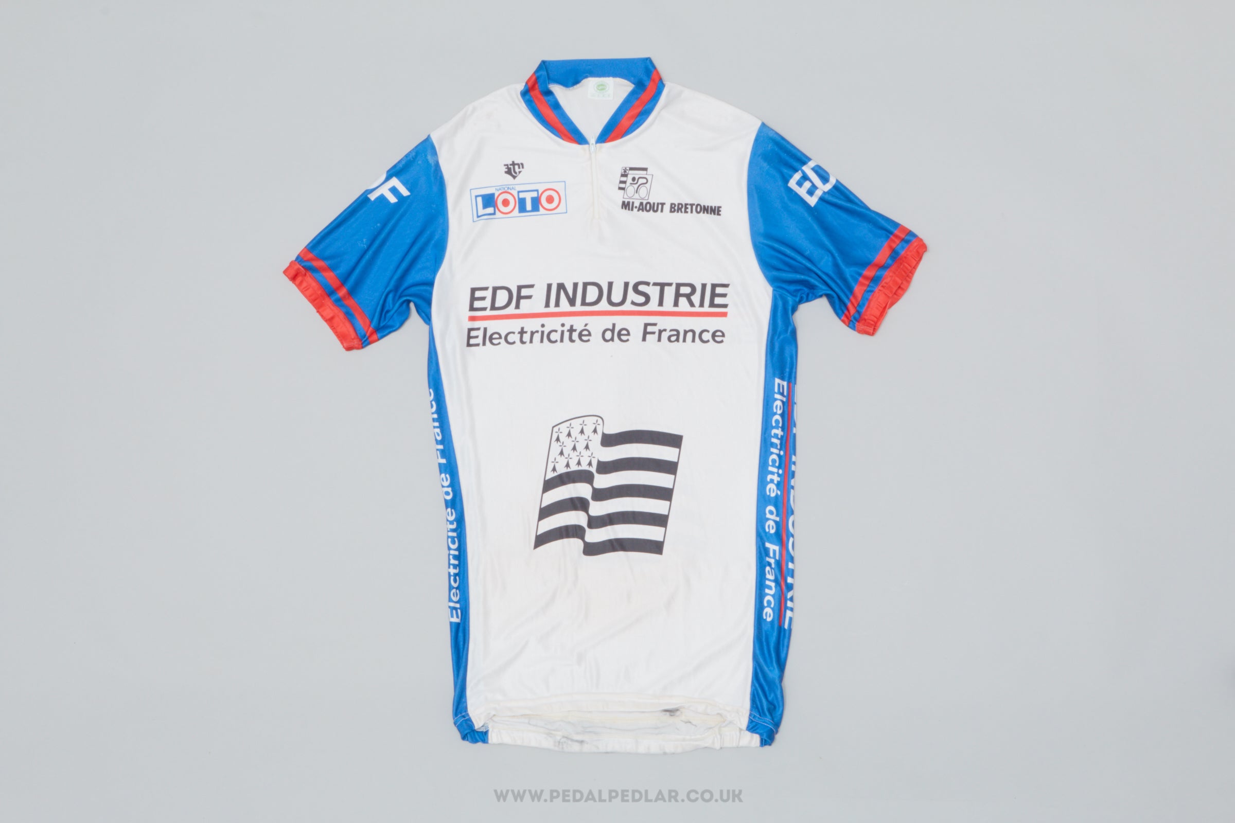 Noret EDF Industrie Medium Vintage Cycling Jersey - Pedal Pedlar - Clothing For Sale