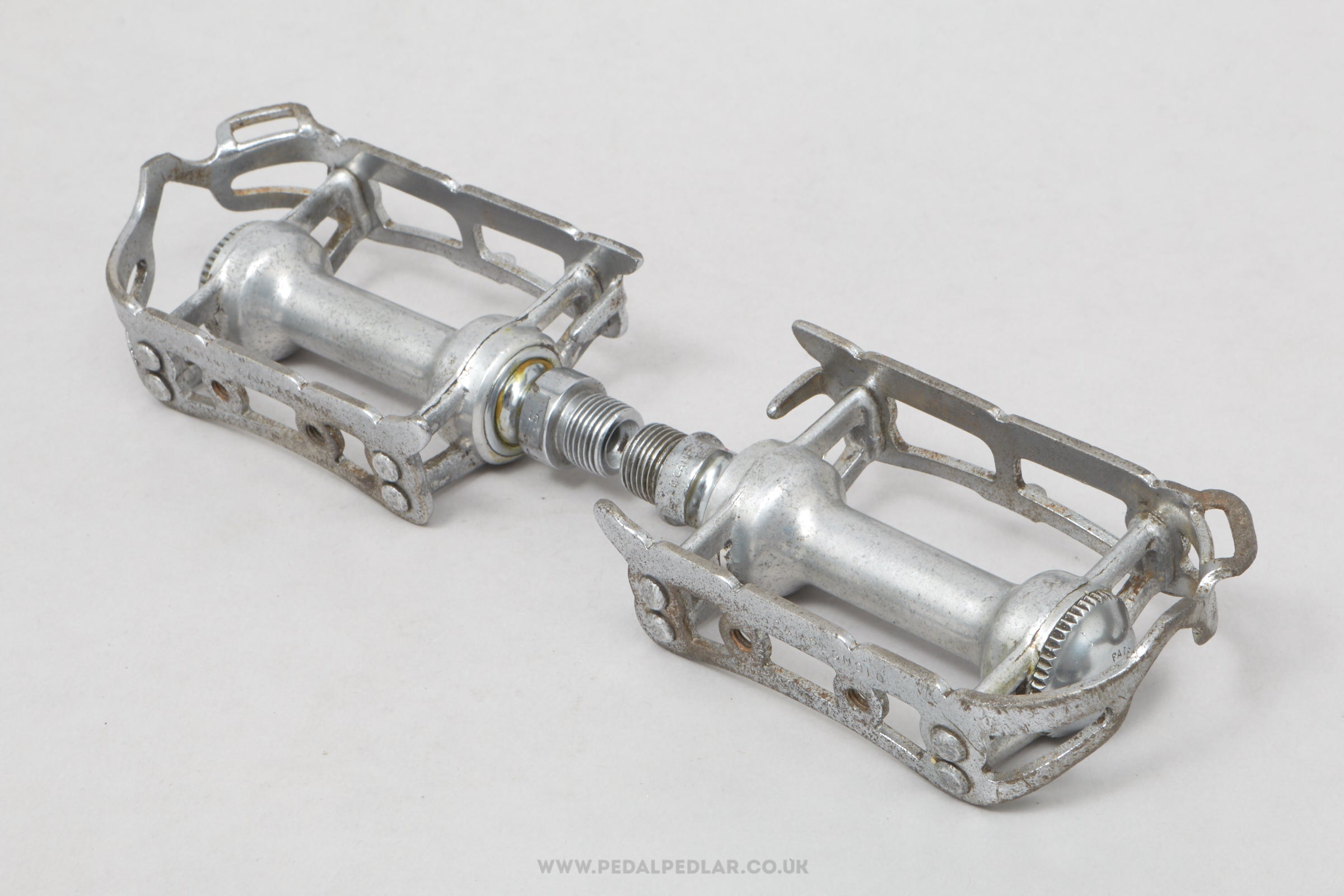 Campagnolo Record Strada (1037) 2nd Gen Vintage Quill Road Pedals - Pedal Pedlar - Bike Parts For Sale