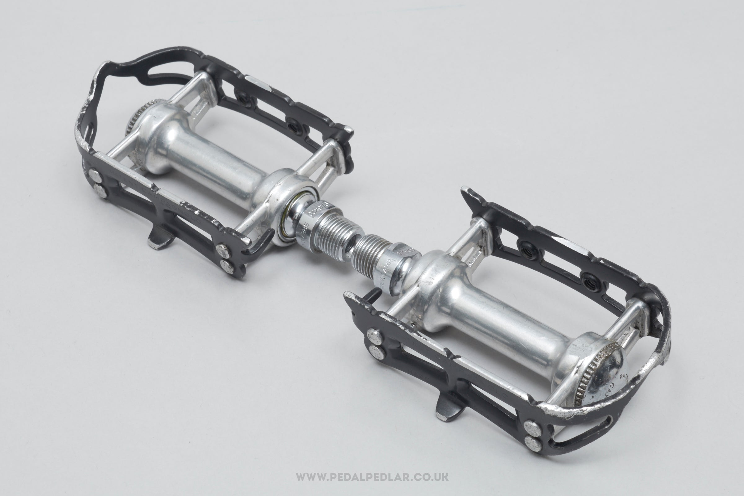 Campagnolo Record Strada Superleggeri / SL (1037/A) Vintage Quill Road Pedals - Pedal Pedlar - Bike Parts For Sale